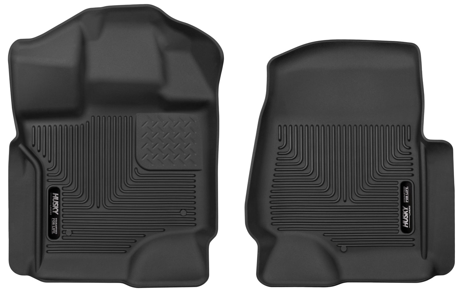 X-act Contour Front Floor Liners For 2017-2024 F-250/F-350/F-450 Super Duty Husky Liners