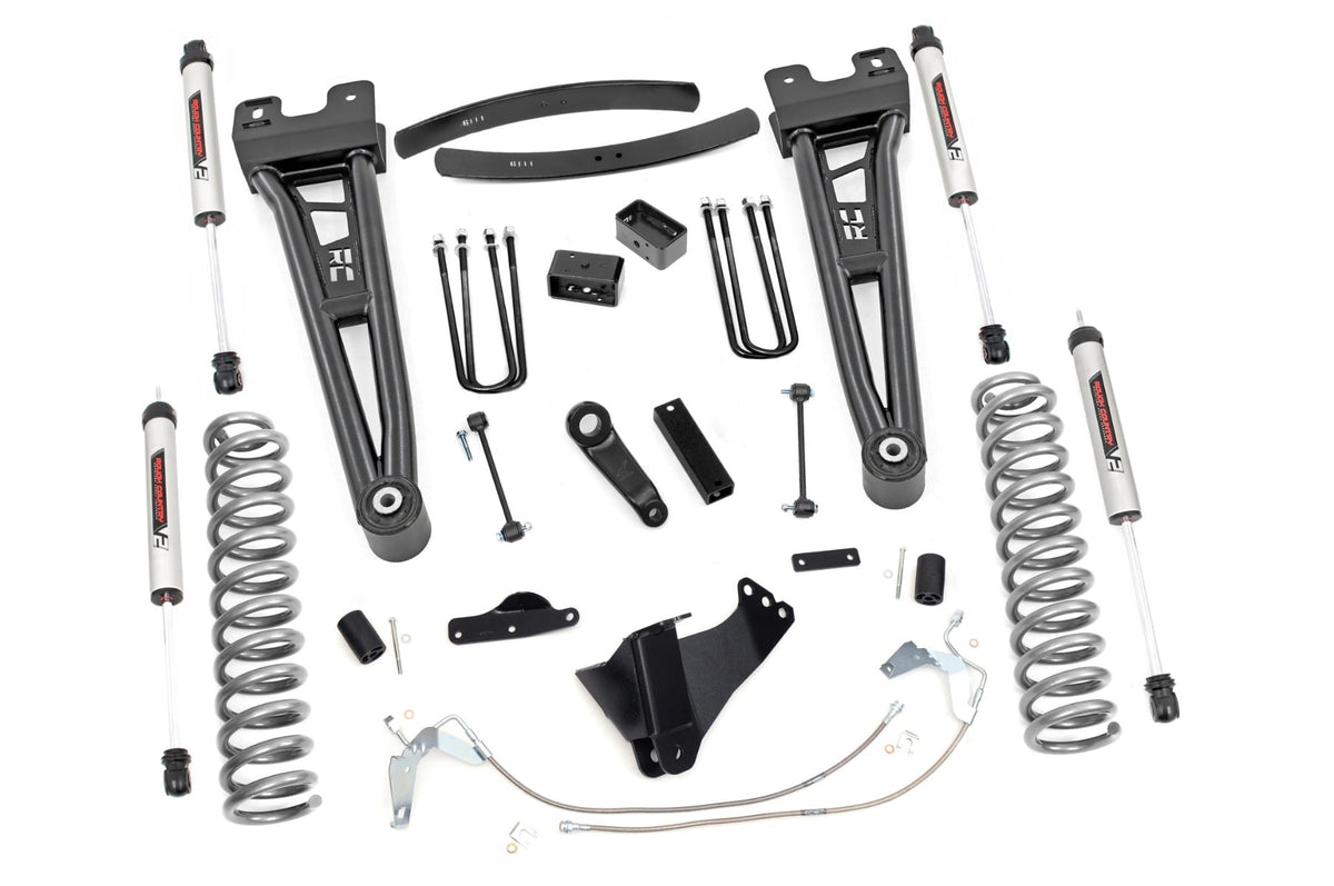 6 Inch Lift Kit Gas Radius Arm V2 Ford F-250/F-350 Super Duty (08-10) Rough Country