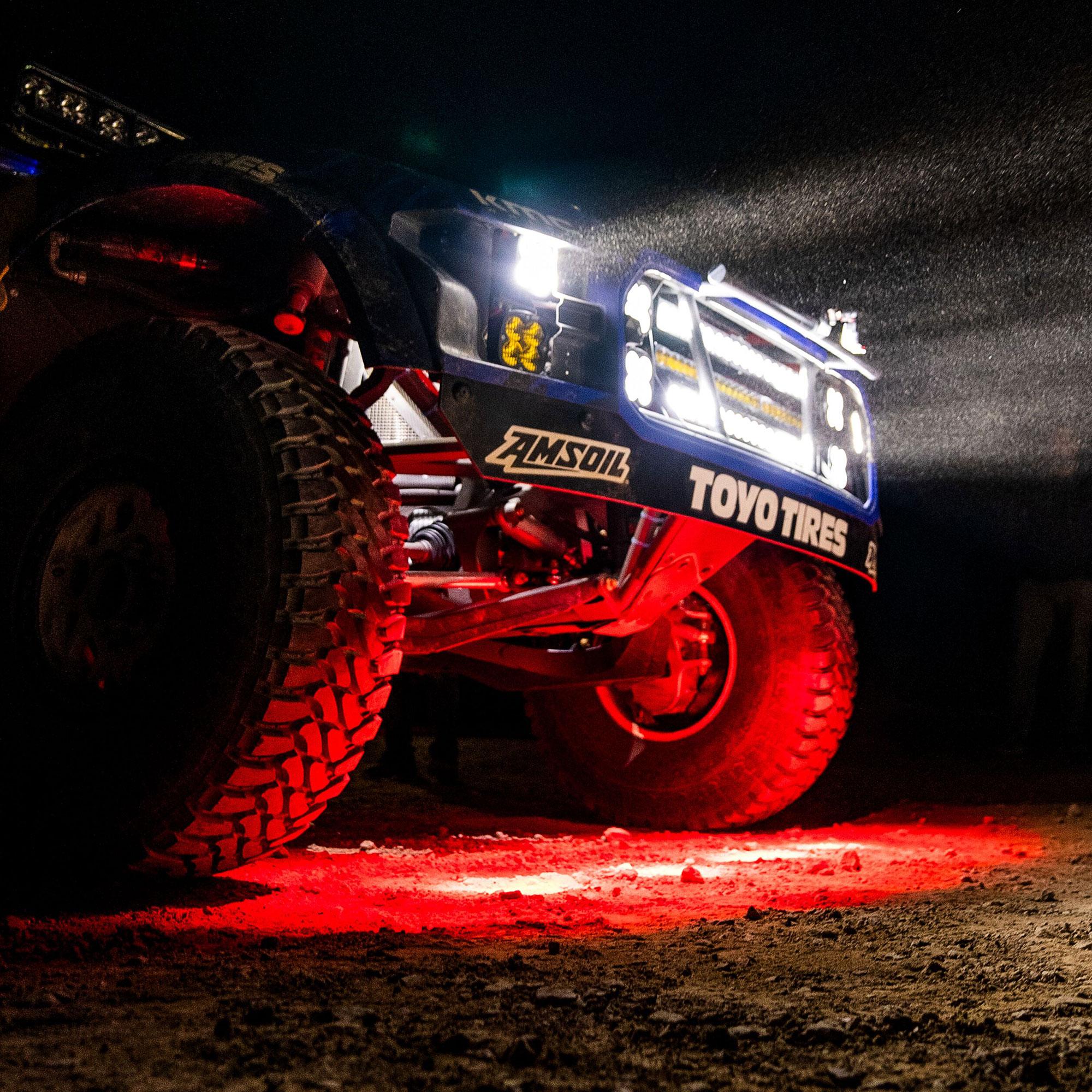 S2 Red LED Auxiliary Light Pod Baja Desgins