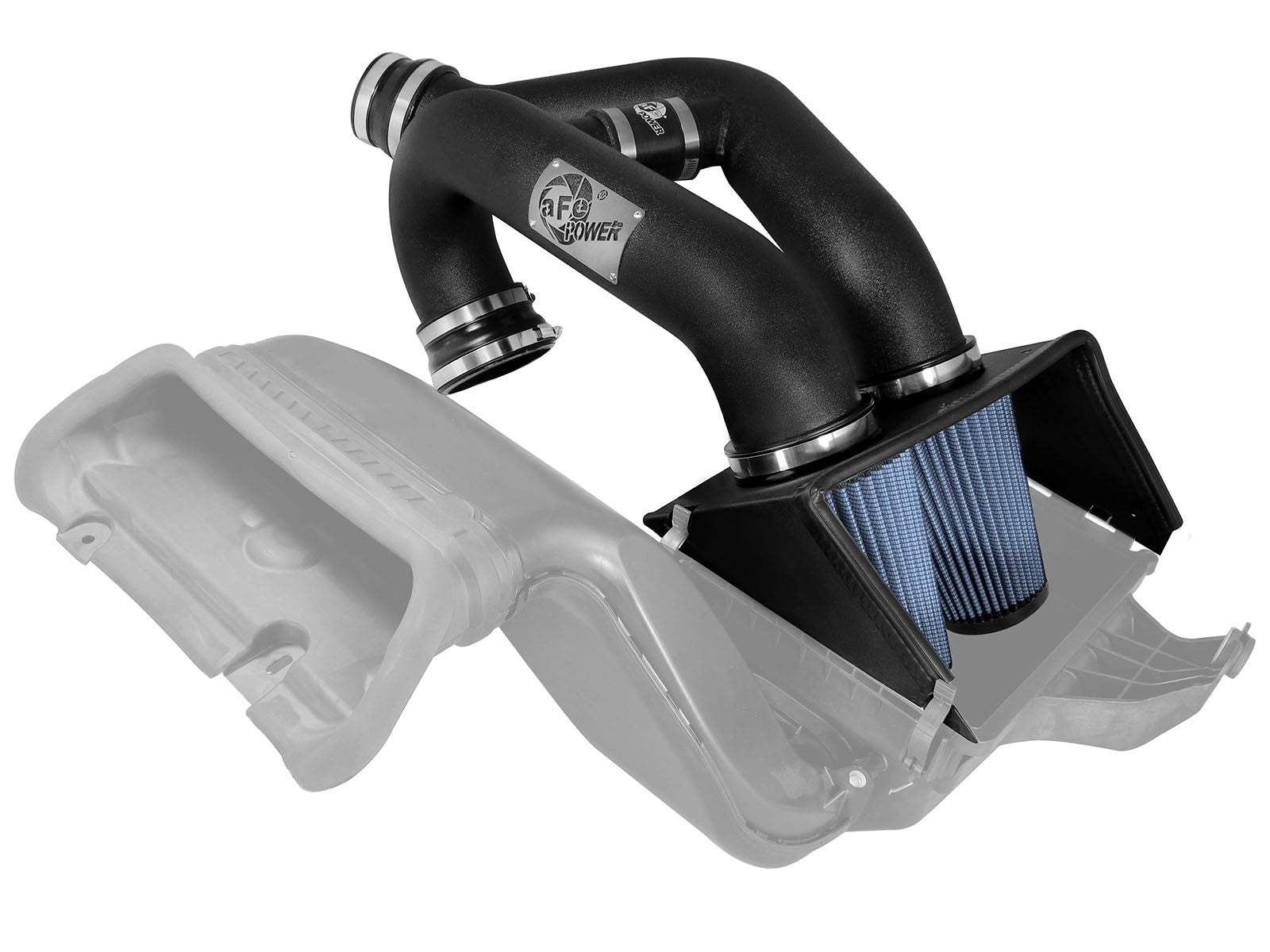 Rapid Induction Cold Air Intake System w/ Pro 5R Filter Ford F-150 15-26 V6-2.7L (tt)/ 15-16 V6-3.5L (tt) 67 Percent Air Flow Gain aFe Power