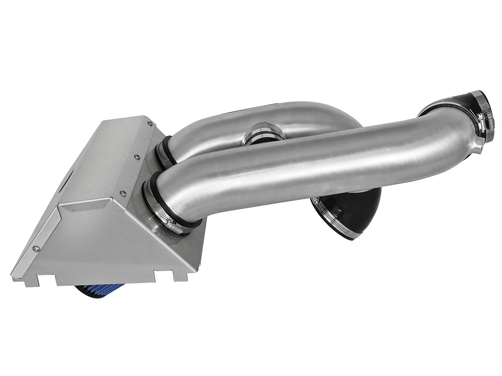 Rapid Induction Cold Air Intake System w/ Pro 5R Filter Brushed Ford F-150/Raptor 17-20 V6-3.5L (tt)/Expedition 18-21 V6-3.5L (tt) aFe Power