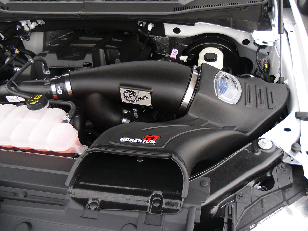 Momentum GT Cold Air Intake System w/ Pro 5R Filter Ford F-150 15-26 V6-2.7L (tt)/ 15-16 V6-3.5L (tt) aFe Power