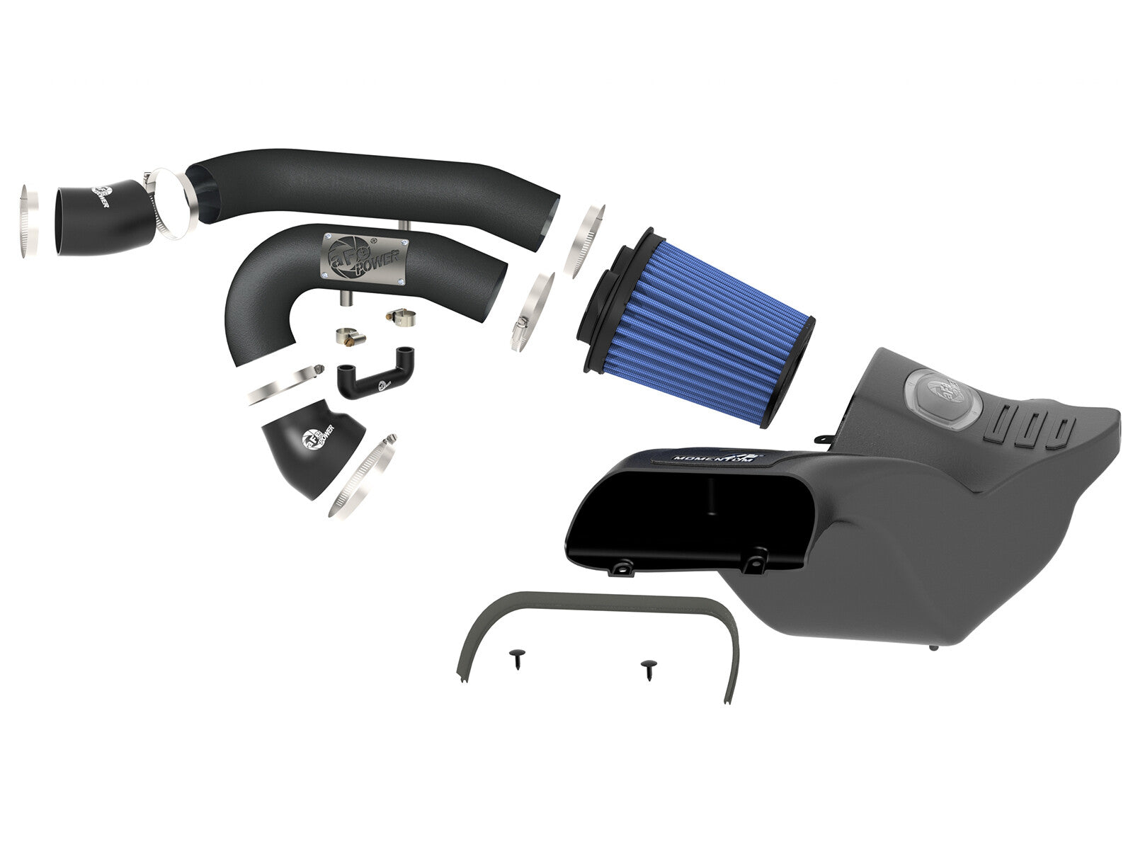 Momentum Xp Cold Air Intake System w/ Pro 5R Filter Ford F-150 Raptor 17-20 V6-3.5L (tt) aFe Power