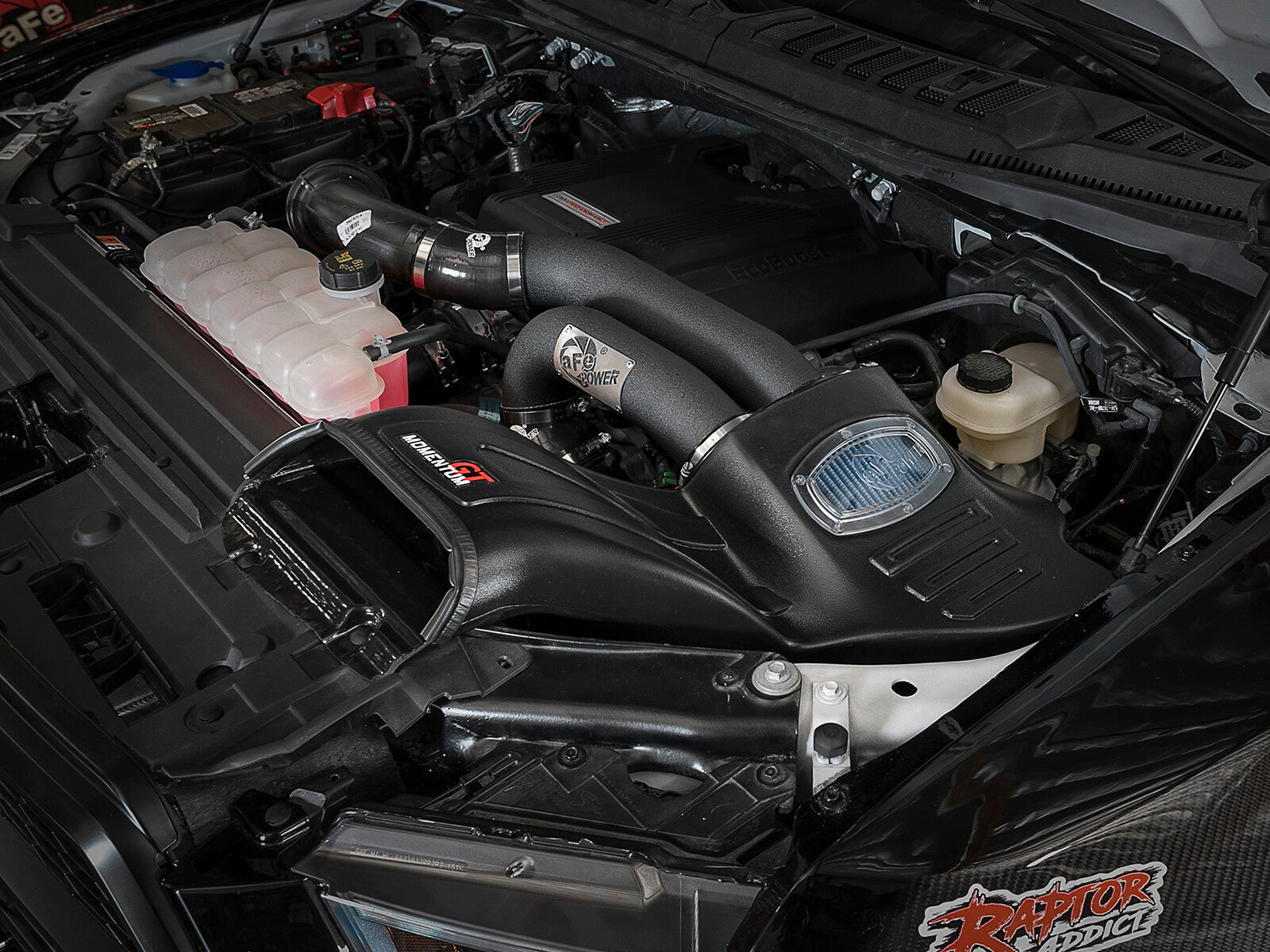 Momentum Xp Cold Air Intake System w/ Pro 5R Filter Ford F-150 Raptor 17-20 V6-3.5L (tt) aFe Power