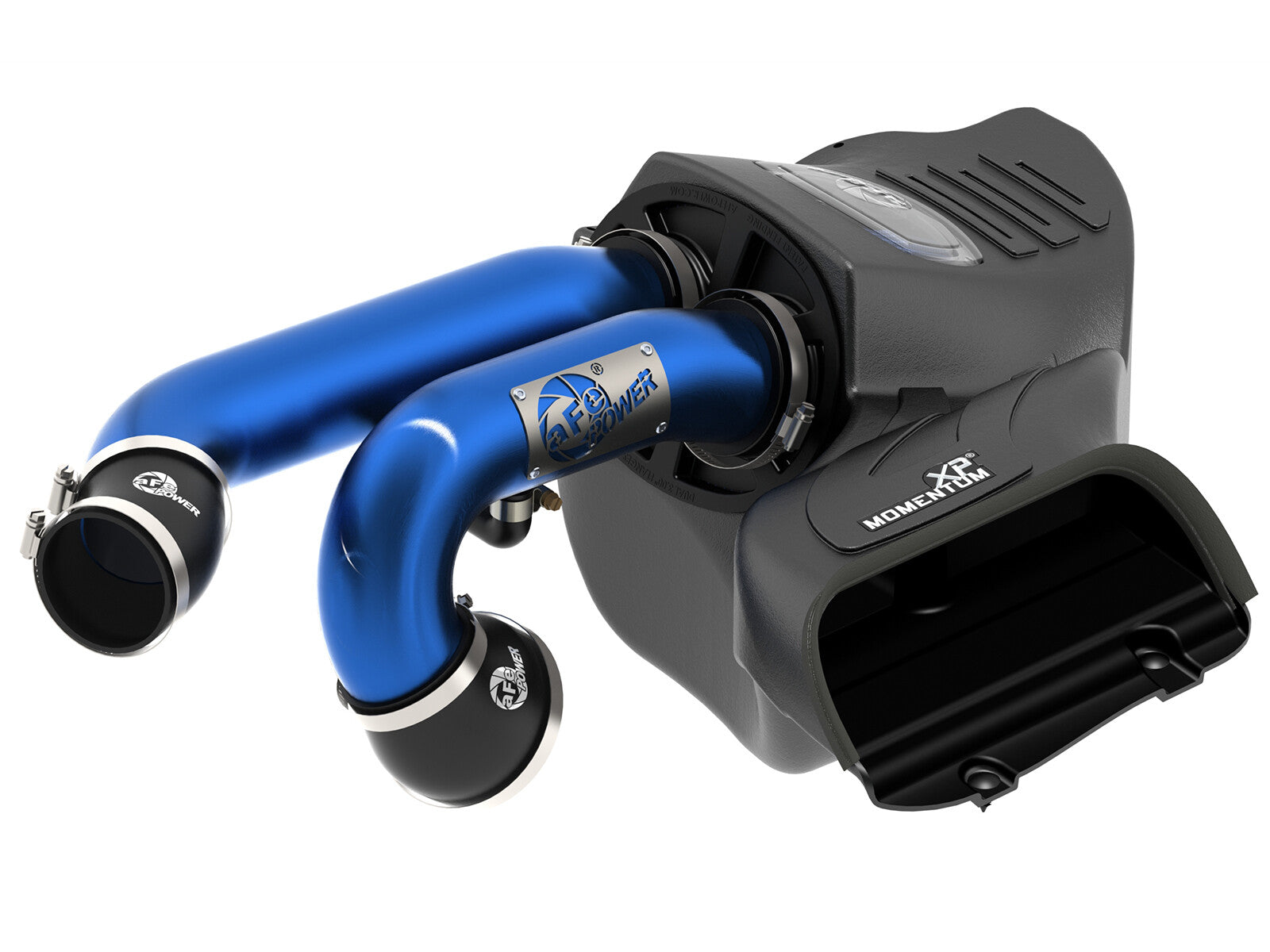 Momentum Xp Cold Air Intake System w/ Pro 5R Filter Blue Ford F-150 Raptor 17-20 V6-3.5L (tt) aFe Power