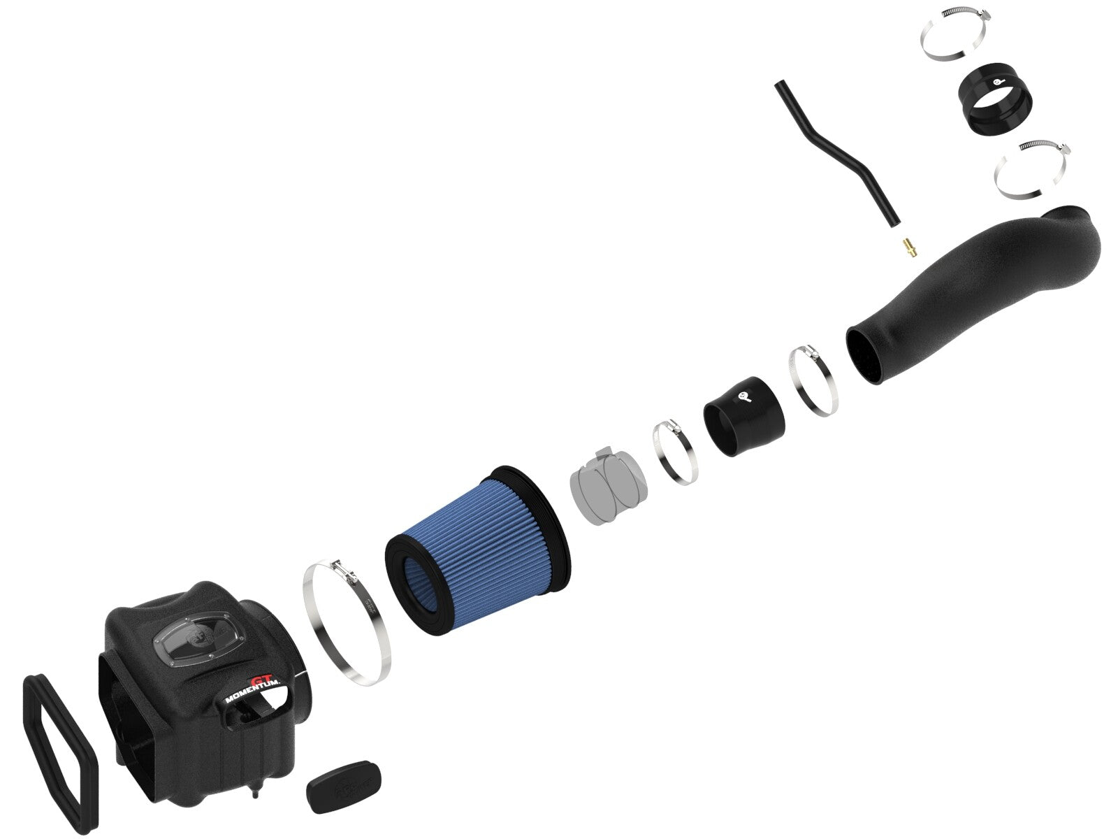 Momentum GT Cold Air Intake System w/ Pro 5R Filter GM Trucks/SUVs 07-08 V8-4.8L/5.3L/6.0L/6.2L (GMT900) aFe Power