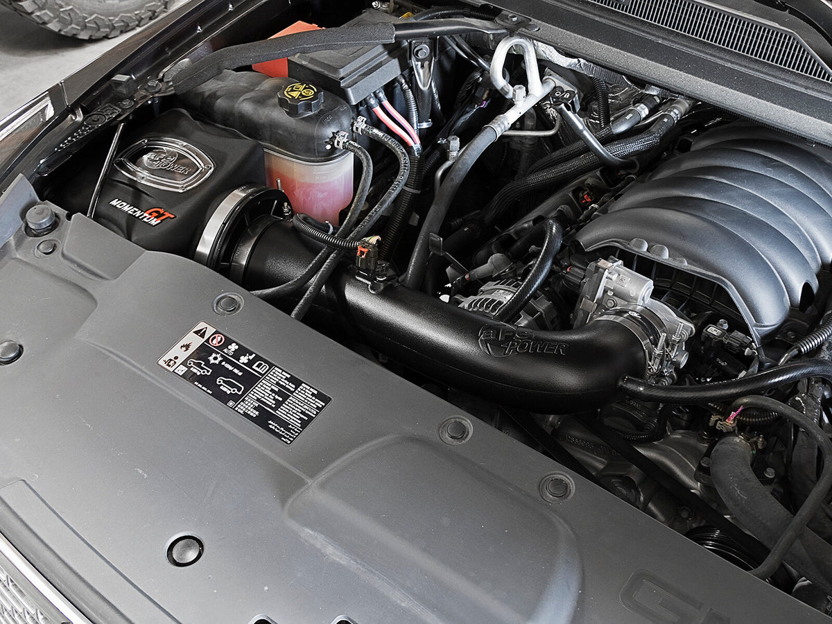 Momentum GT Cold Air Intake System w/ Pro 5R Filter GM Silverado/Sierra 1500 14-19/Tahoe/Suburban/Yukon/XL/Escalade 15-20 V8-5.3L/6.2L aFe Power