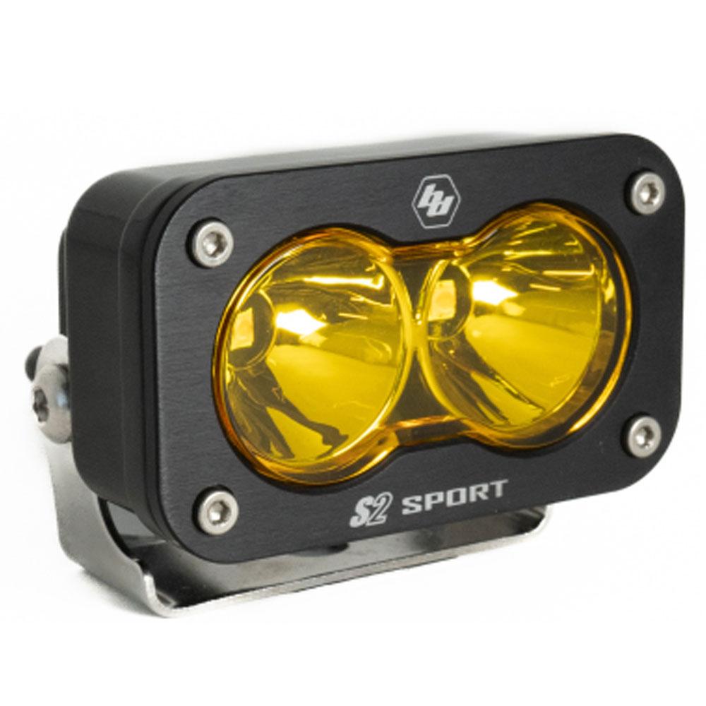 LED Work Light Amber Lens Each S2 Sport Baja Designs