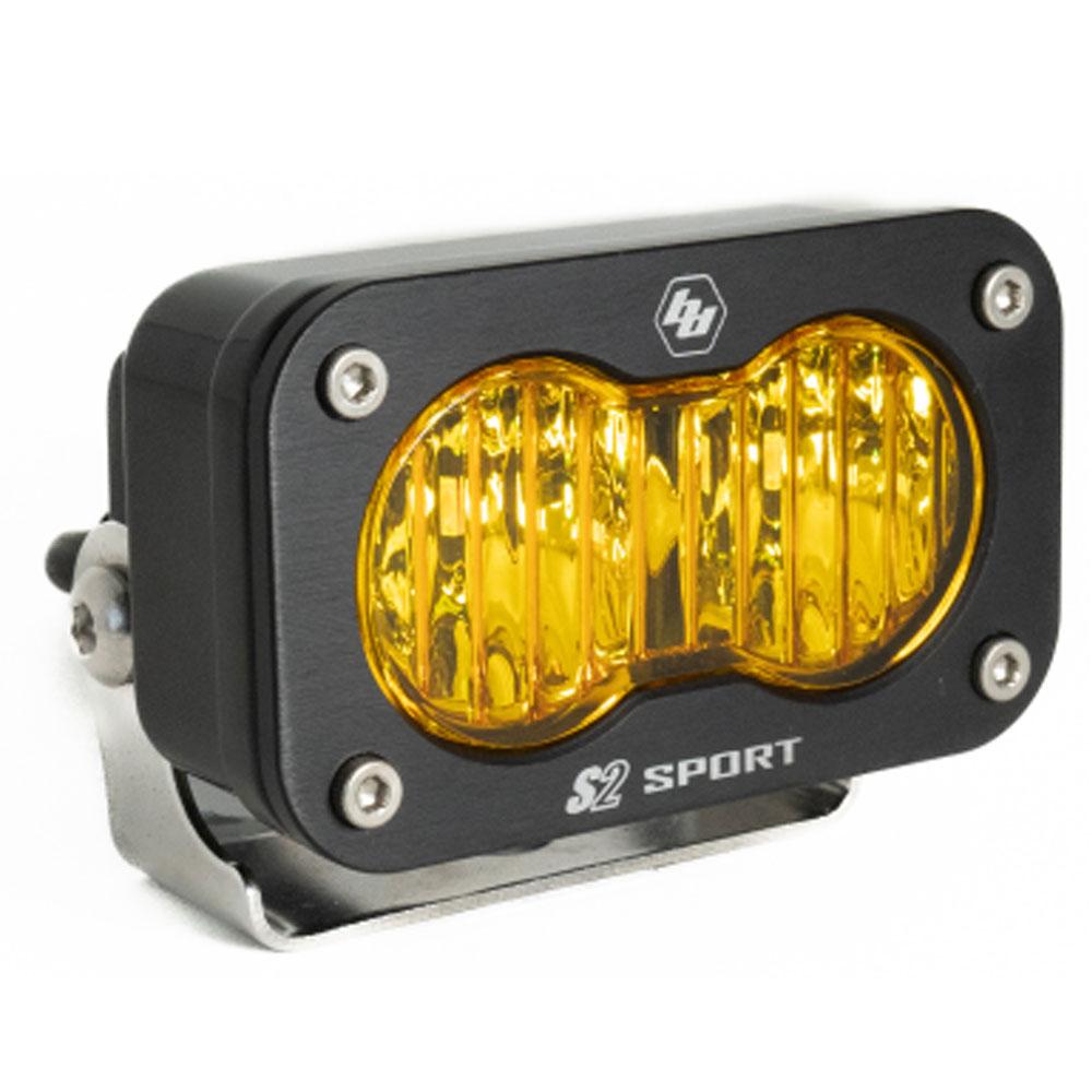 LED Work Light Amber Lens Each S2 Sport Baja Designs