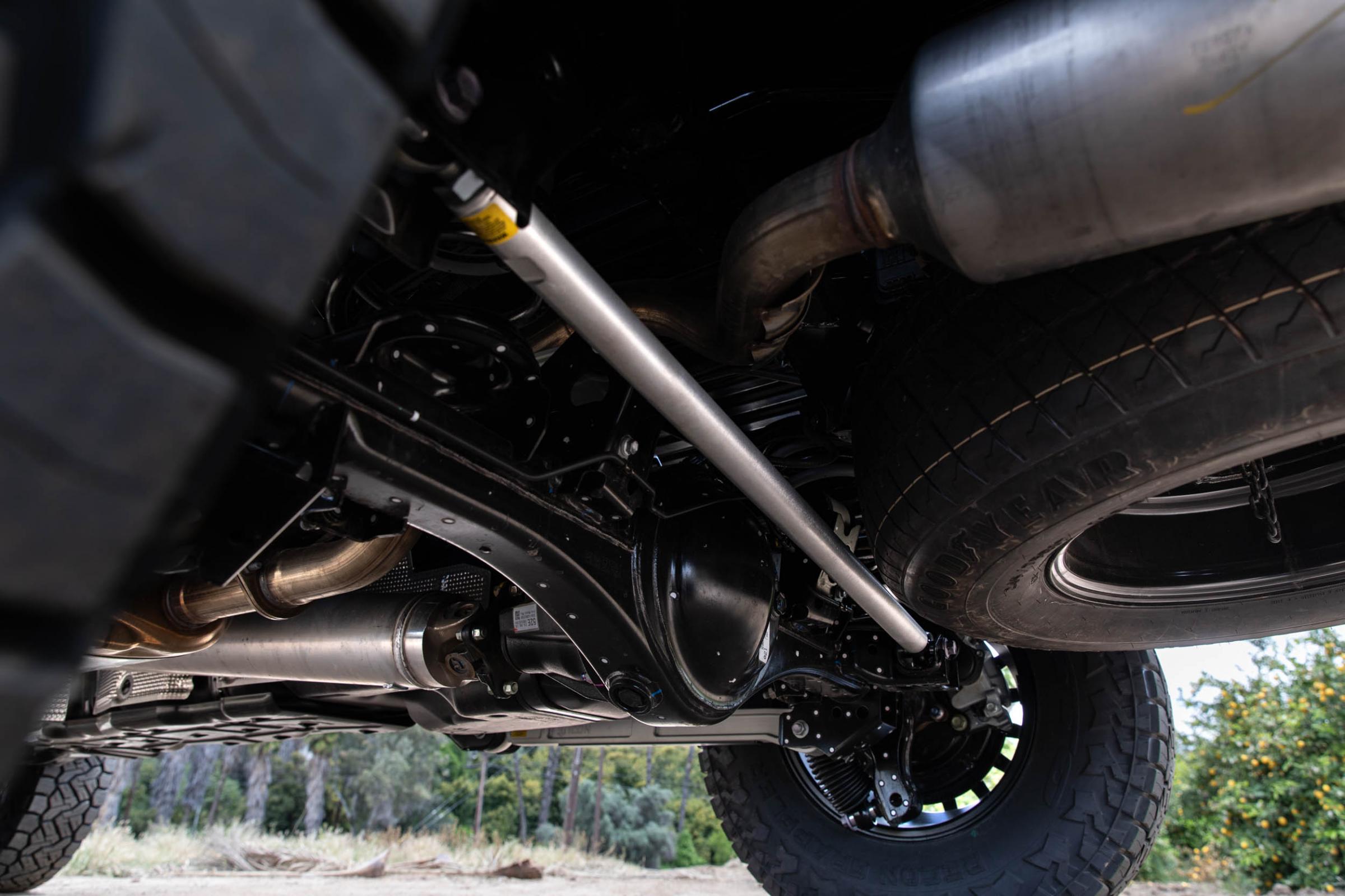 2022-2025 Toyota Tundra/2023-2025 Toyota Sequoia/2024-2025 Toyota Tacoma/2024-2025 Toyota Land Cruiser 250 Series/2025 Toyota 4Runner/2024-2025 Lexus GX550 Rear Billet Adjustable Track Bar Kit Icon Vehicle Dynamics