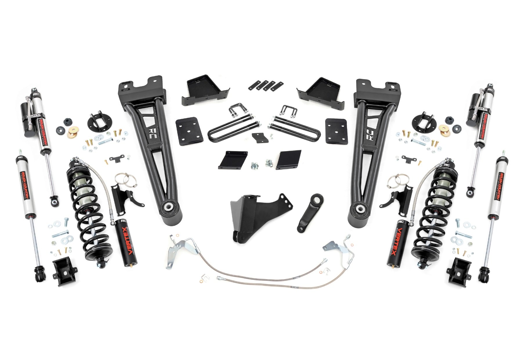 6 Inch Lift Kit Diesel Radius Arm C/O Vertex OVLD Ford F-250 Super Duty (15-16) Rough Country