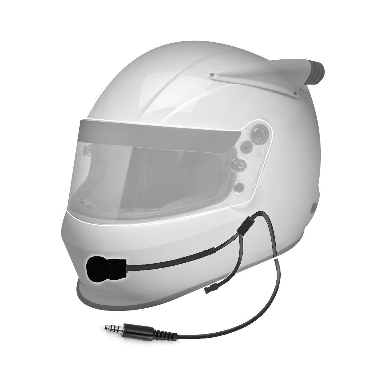 IMSA Helmet Wiring Kit - Straight Cord - PCI Race Radios