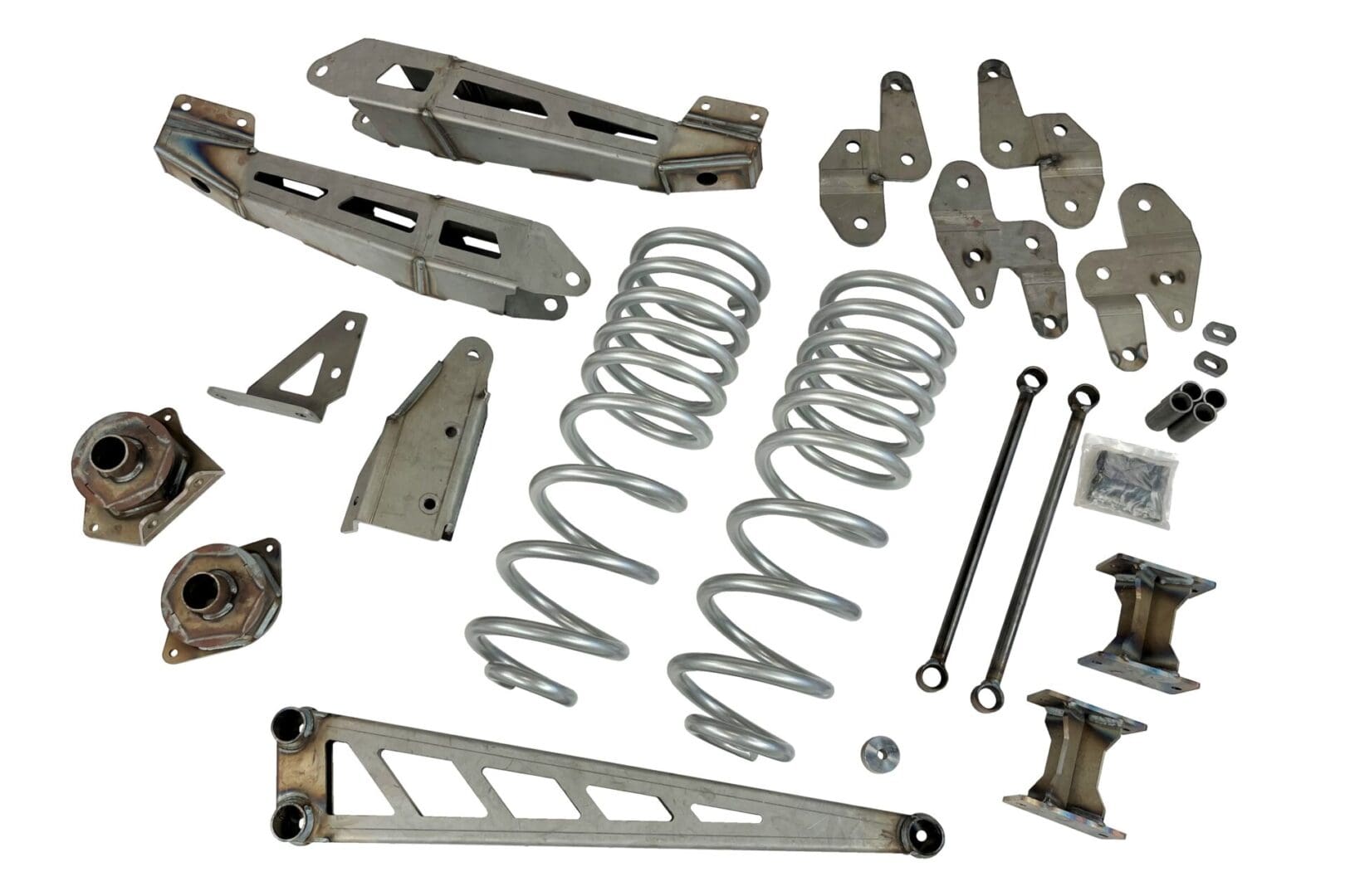 McGaughy's 10 Inch Premium Lift Kit with Radius Arms 2019-2024 Dodge Ram 2500 4WD Raw Finish