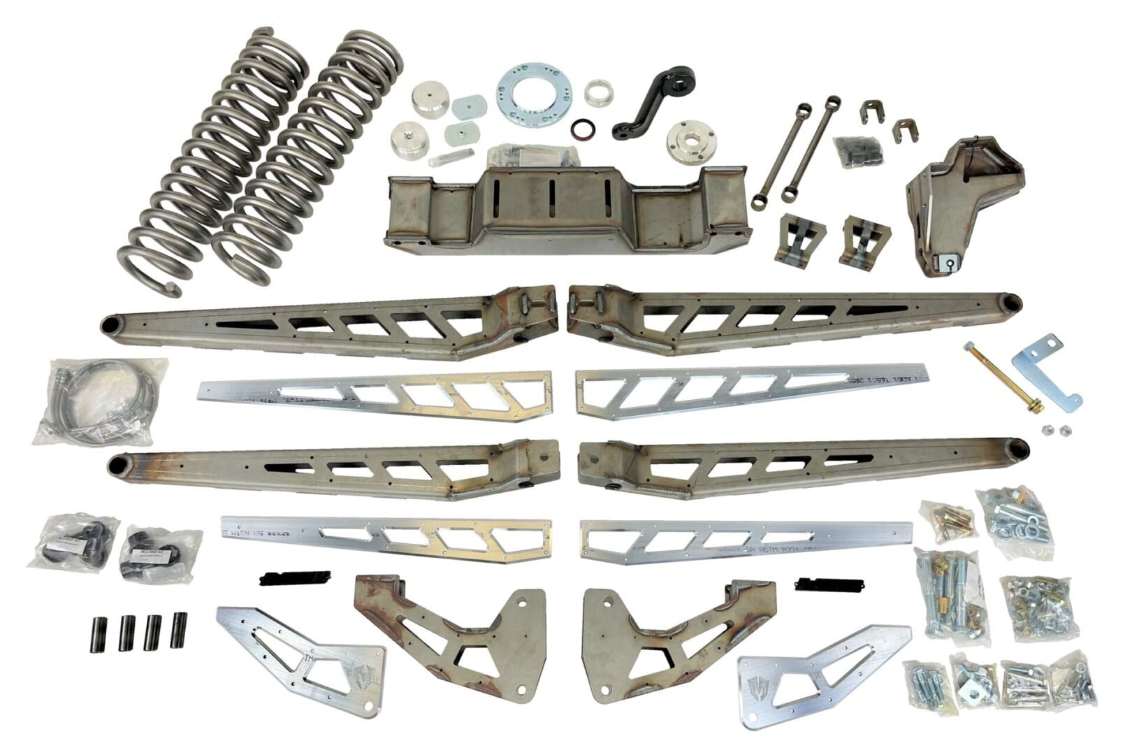 10 Inch Premium Lift Kit with 4-Link 2019-2024 Dodge Ram 2500 4WD Raw Finish