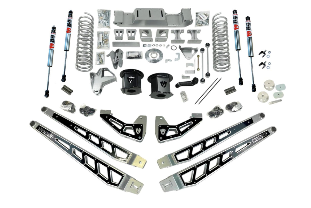 McGaughy's 8 Inch Premium Lift Kit 2019-2024 Dodge Ram 2500 4-Link Kit 4WD with Rear Air Suspension