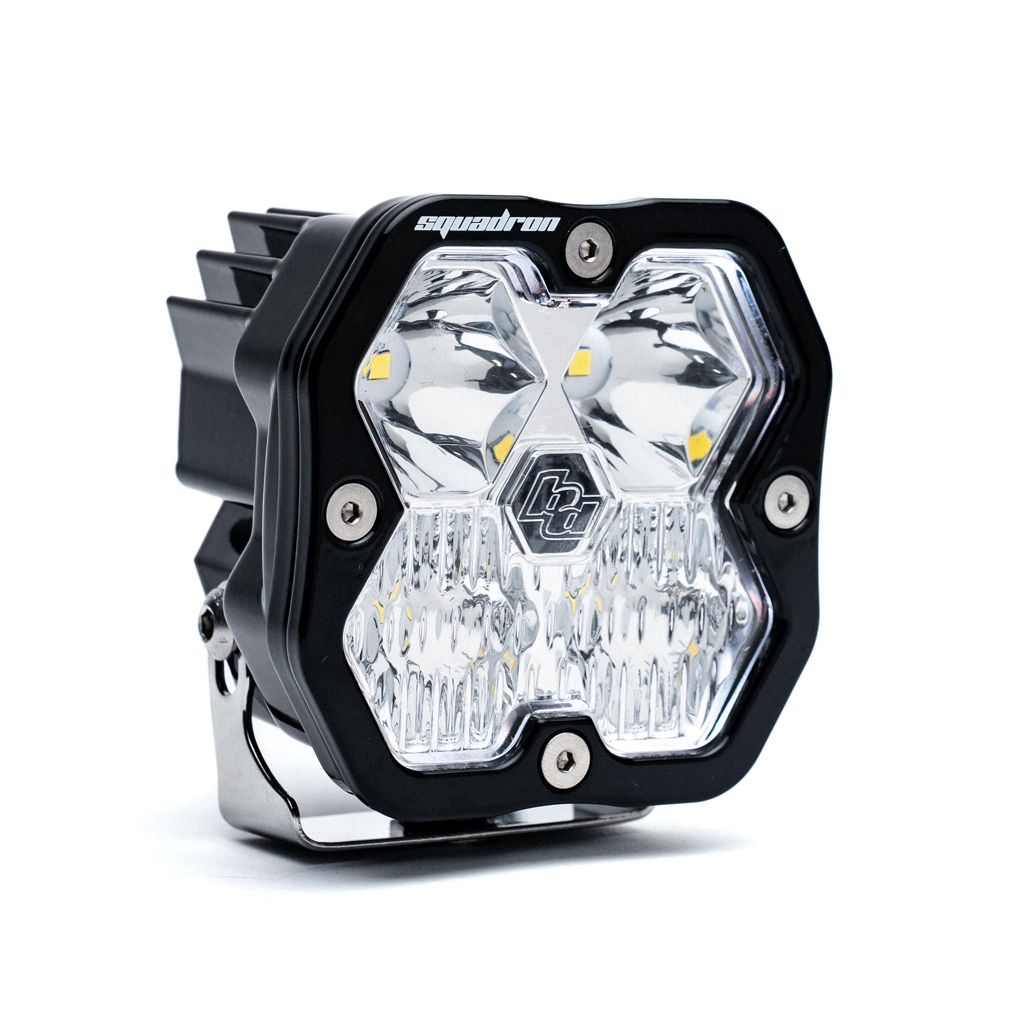 Squadron 2.0 Sport Black LED Auxiliary Light Pod Universal Clear Baja Designs
