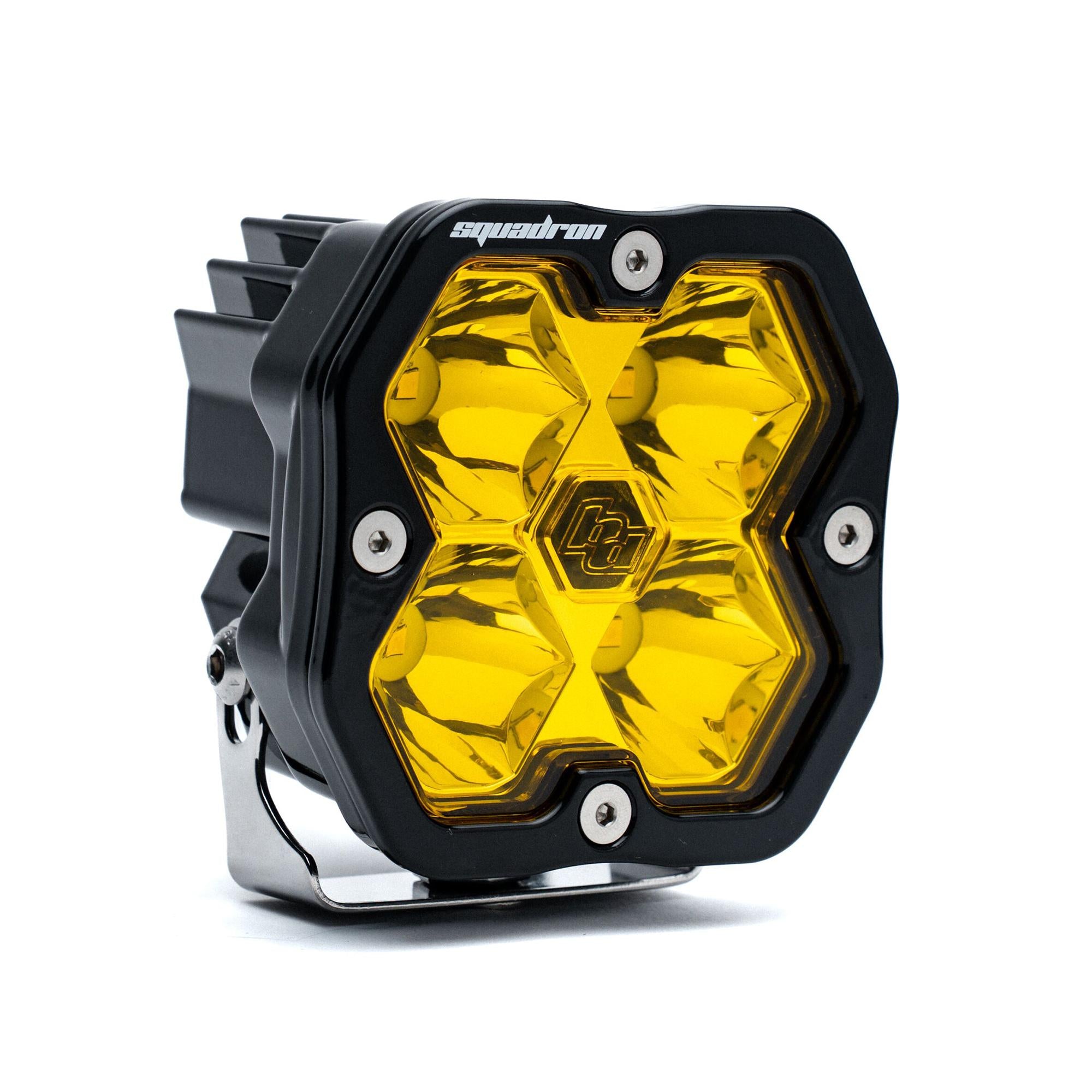 Squadron 2.0 Sport Black LED Auxiliary Light Pod Universal Baja Amber Baja Designs