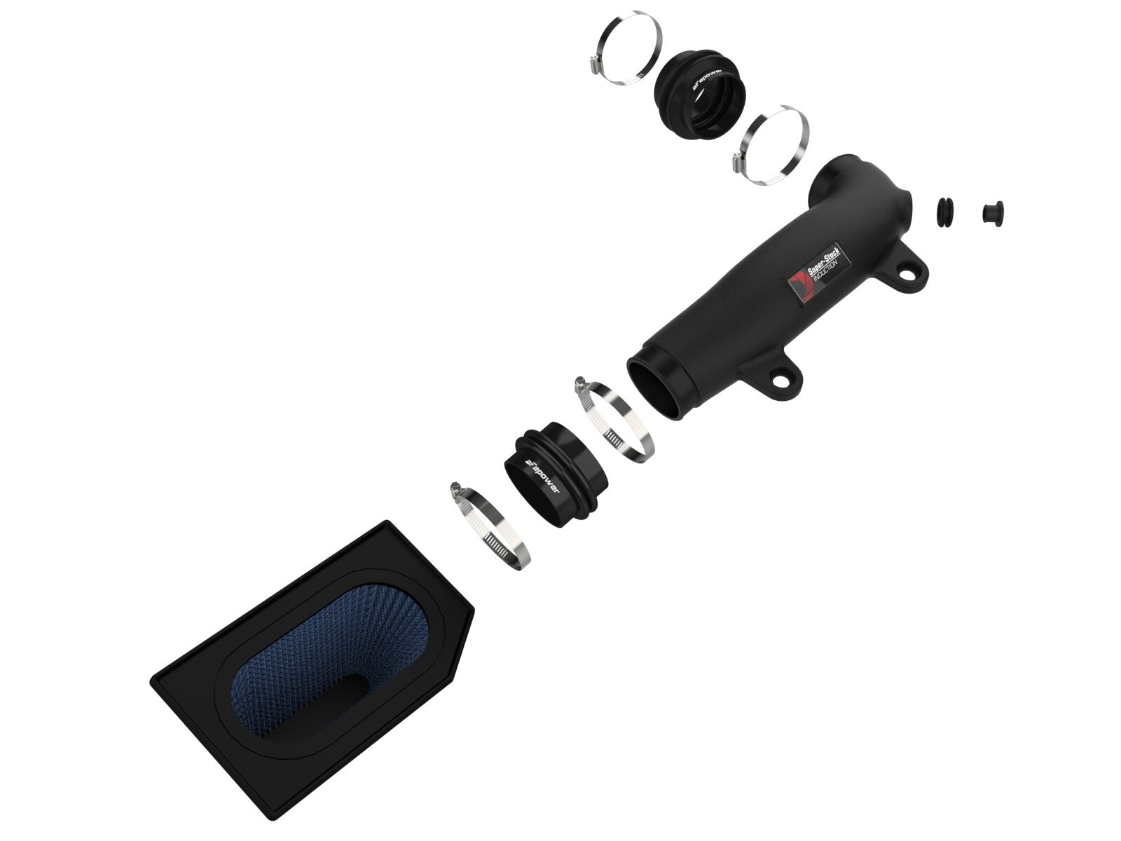 Super Stock Induction System w/ Pro 5R Filter Jeep Wrangler (Jl) 18-23 L4-2.0L (t) aFe Power