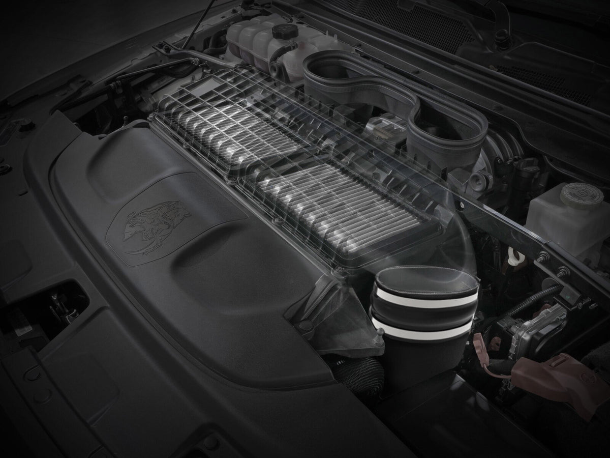 Super Stock Induction System w/ Pro Dry S Filter Ram 1500 Trx 21-24 V8-6.2L (sc) aFe Power