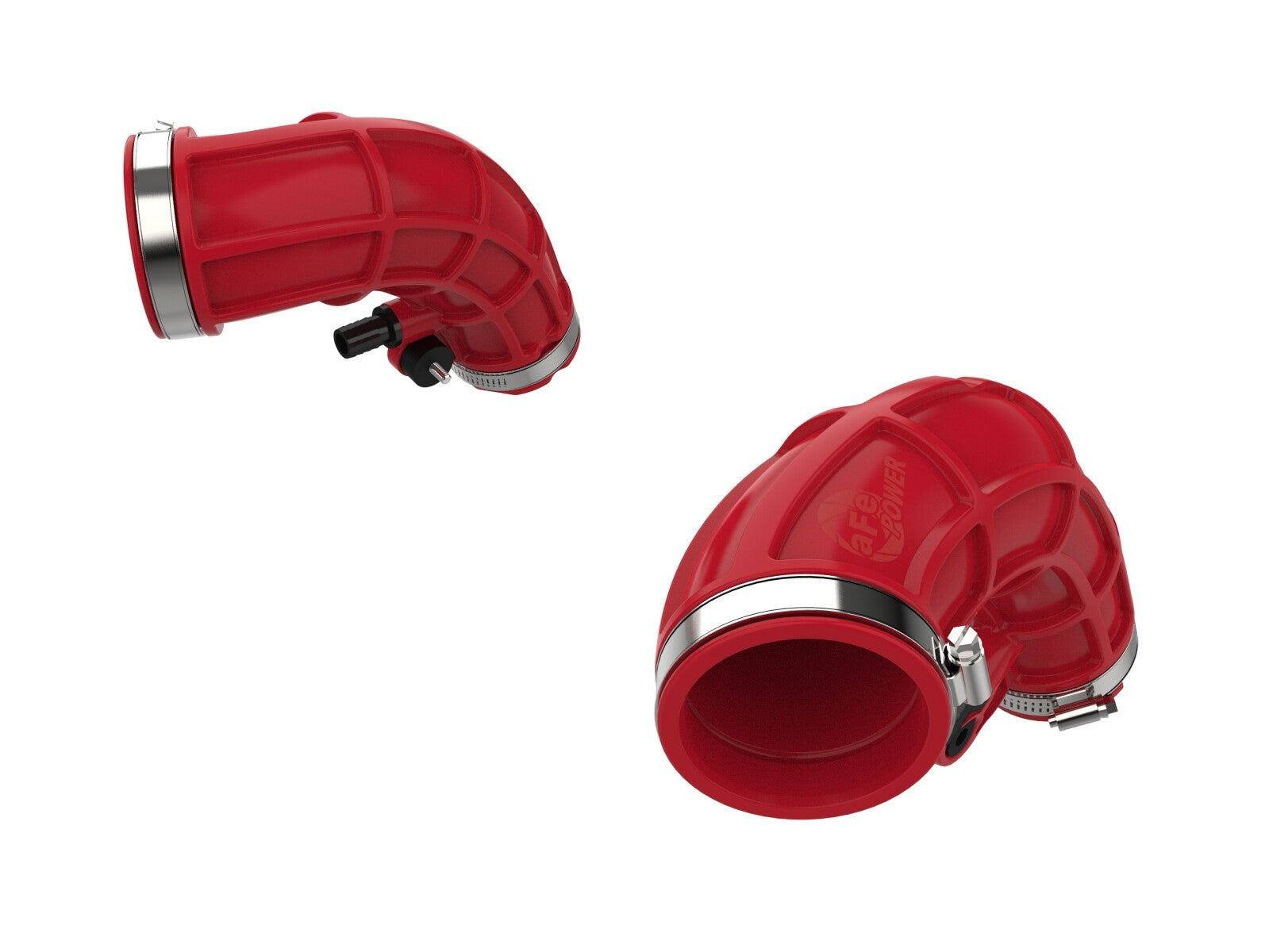 Turbo Inlet Pipes Red Toyota Tundra/ Land Cruiser 22-26 V6-3.4L (tt) aFe Power