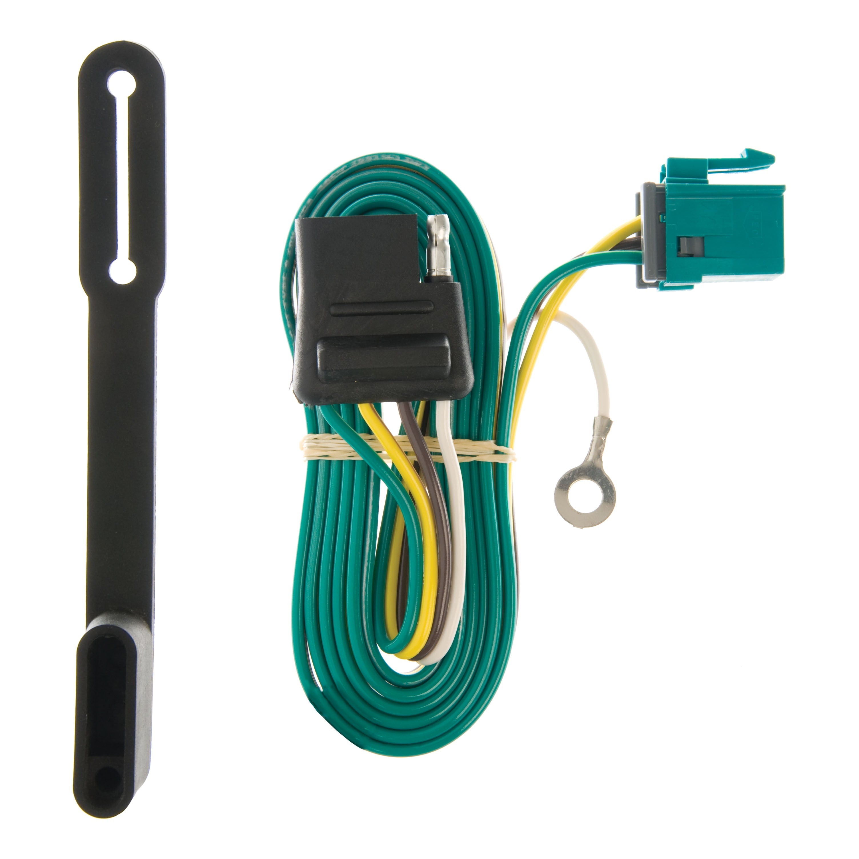 CURT Vehicle-Side Custom 4-Pin Trailer Wiring Harness, Fits Select Chevrolet Express, GMC Savana 1500, 2500, 3500 Model 55240