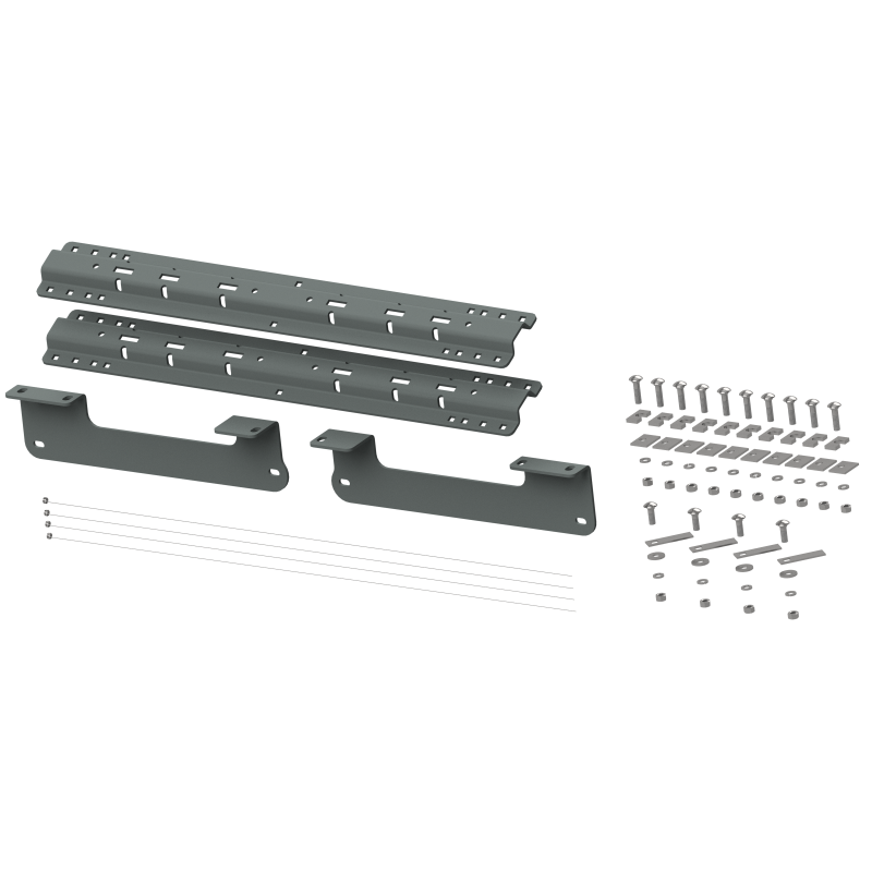 B&W Trailer Hitches Custom Installation Kit For Universal Mounting Rails For Some Ford Trucks Model RVK2404