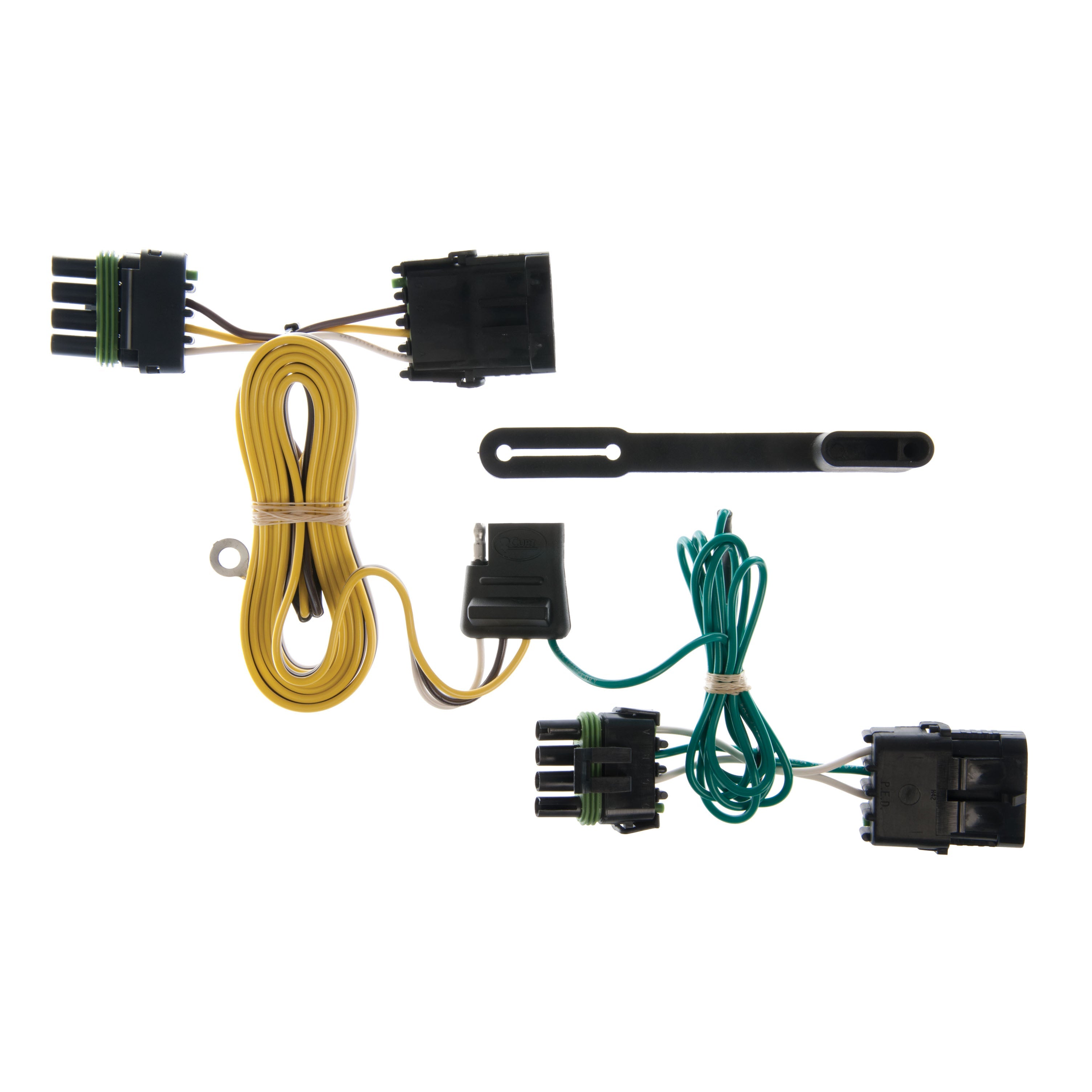 CURT Vehicle-Side Custom 4-Pin Trailer Wiring Harness, Fits Select Jeep Wrangler TJ Model 55356