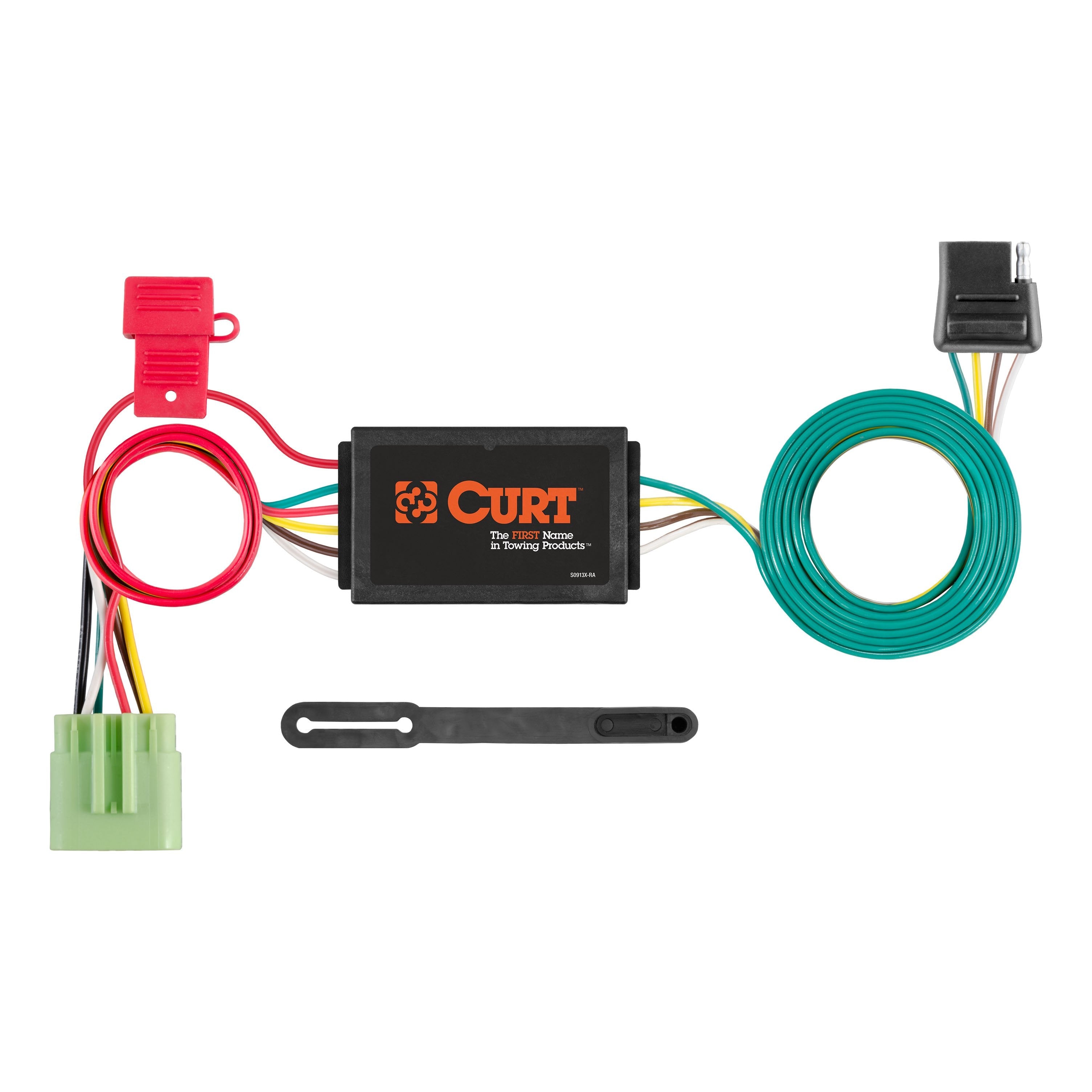 CURT Vehicle-Side Custom 4-Pin Trailer Wiring Harness, Fits Select Jeep Grand Cherokee Model 55369