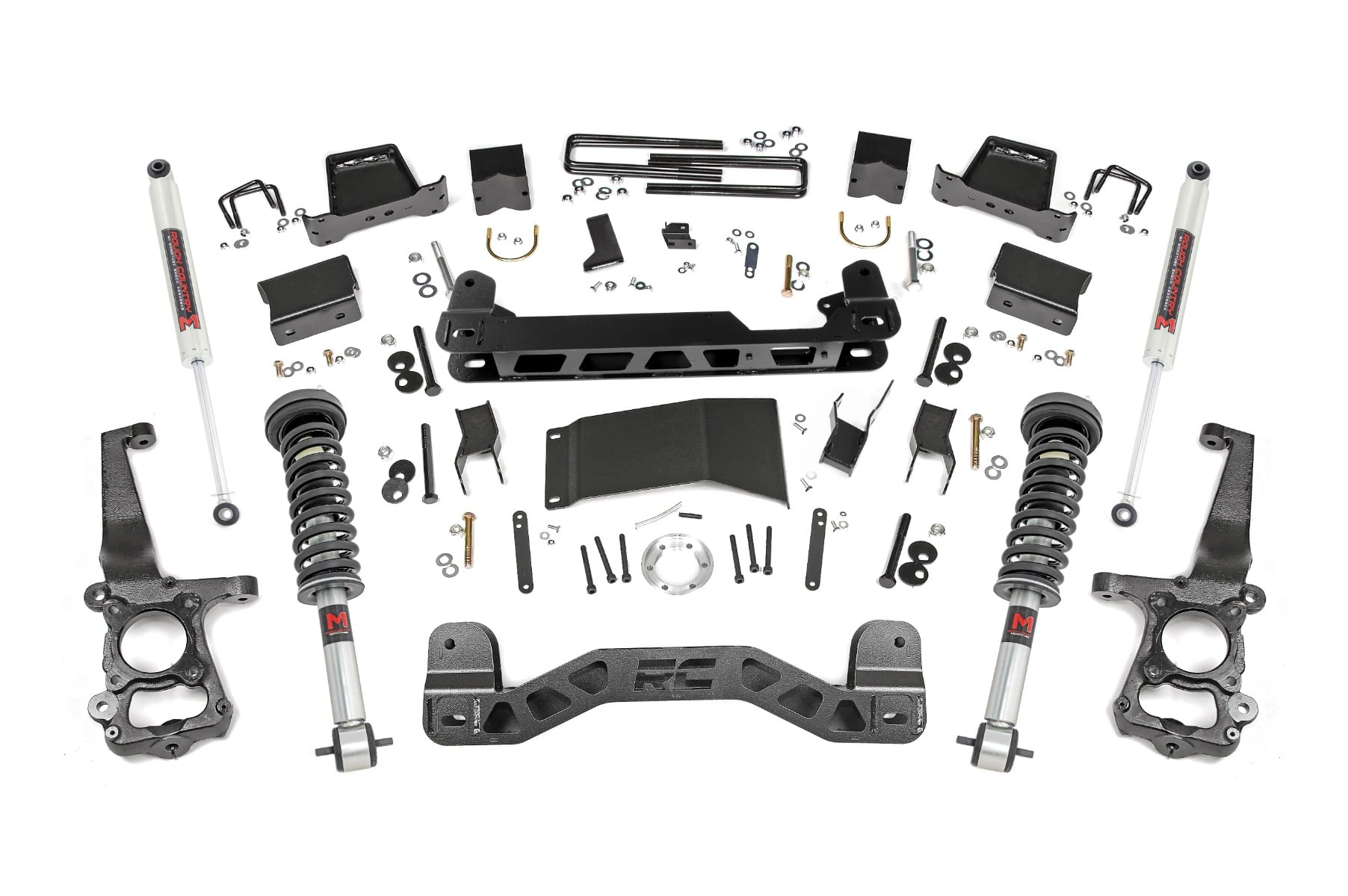 6 Inch Lift Kit M1 Struts/M1 Ford F-150 4WD (2015-2020) Rough Country