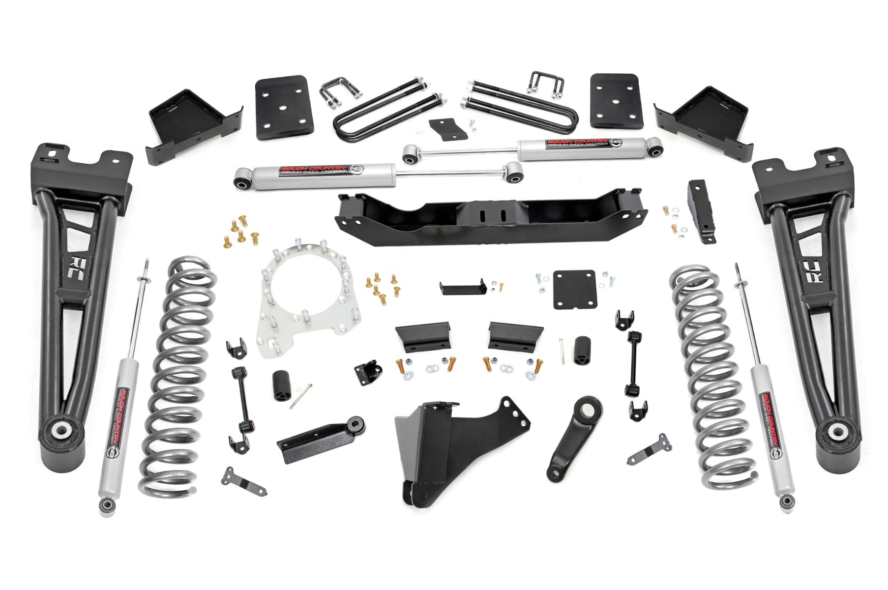 6 Inch Lift Kit Radius Arm No OVLD Ford F-250/F-350 Super Duty (17-22) Rough Country