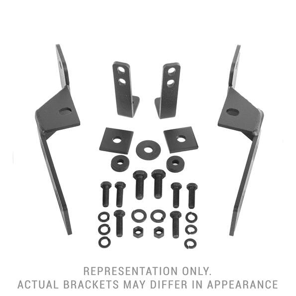RC2 & RC2 LR Bull Bar Mounting Bracket Kit Only Textured Black 2008-2016 Ford F-250/F-350 Go Rhino