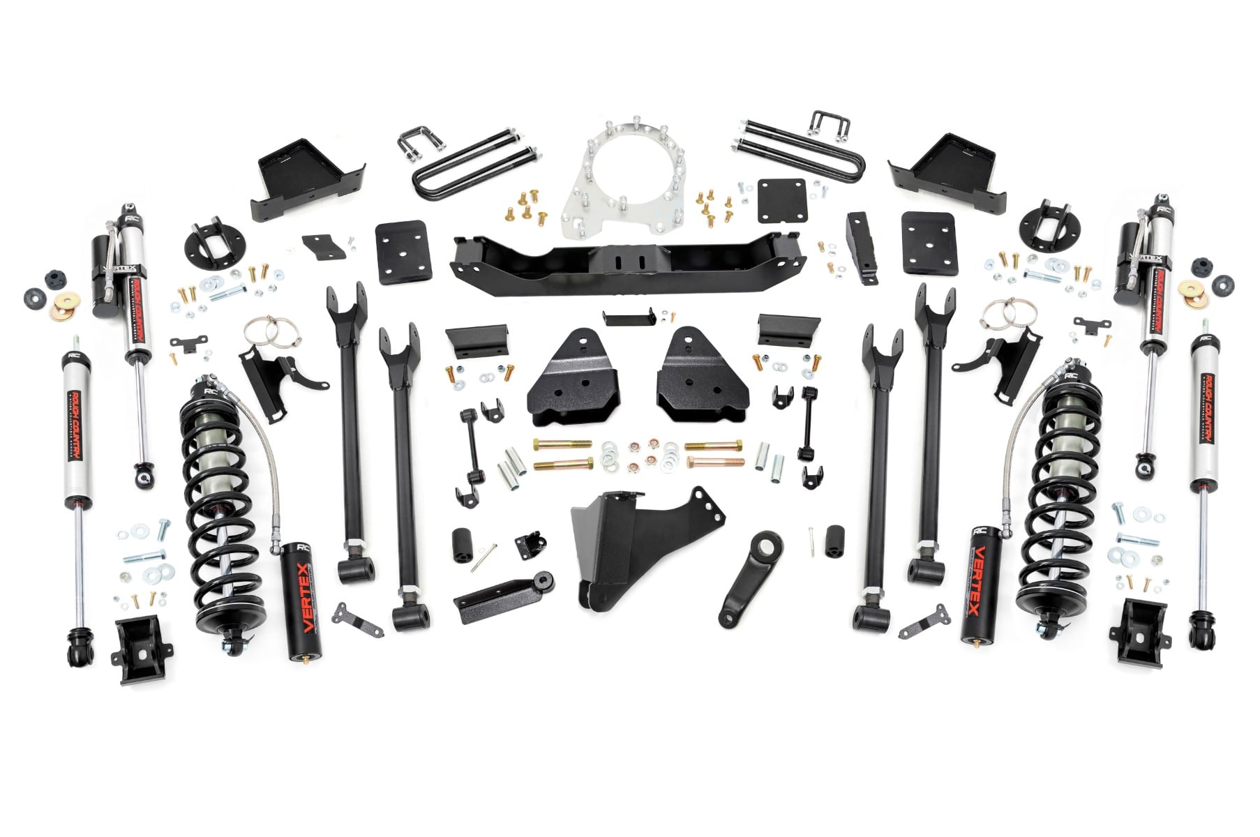 6 Inch Lift Kit 4-Link OVLD C/O Vertex Ford F-250/F-350 Super Duty (17-22) Rough Country