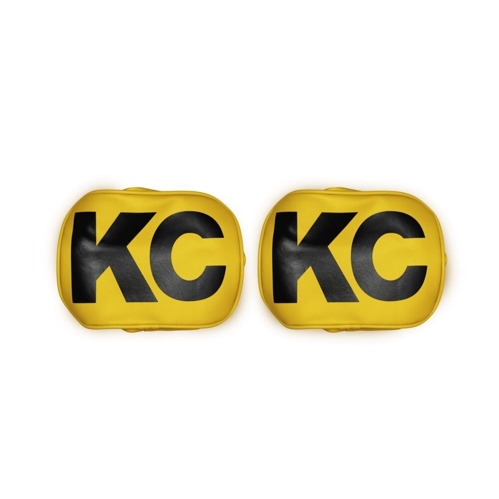 Head Light Cover 6x9 Inch Yellow KC Soft Pair KC HiLiTES