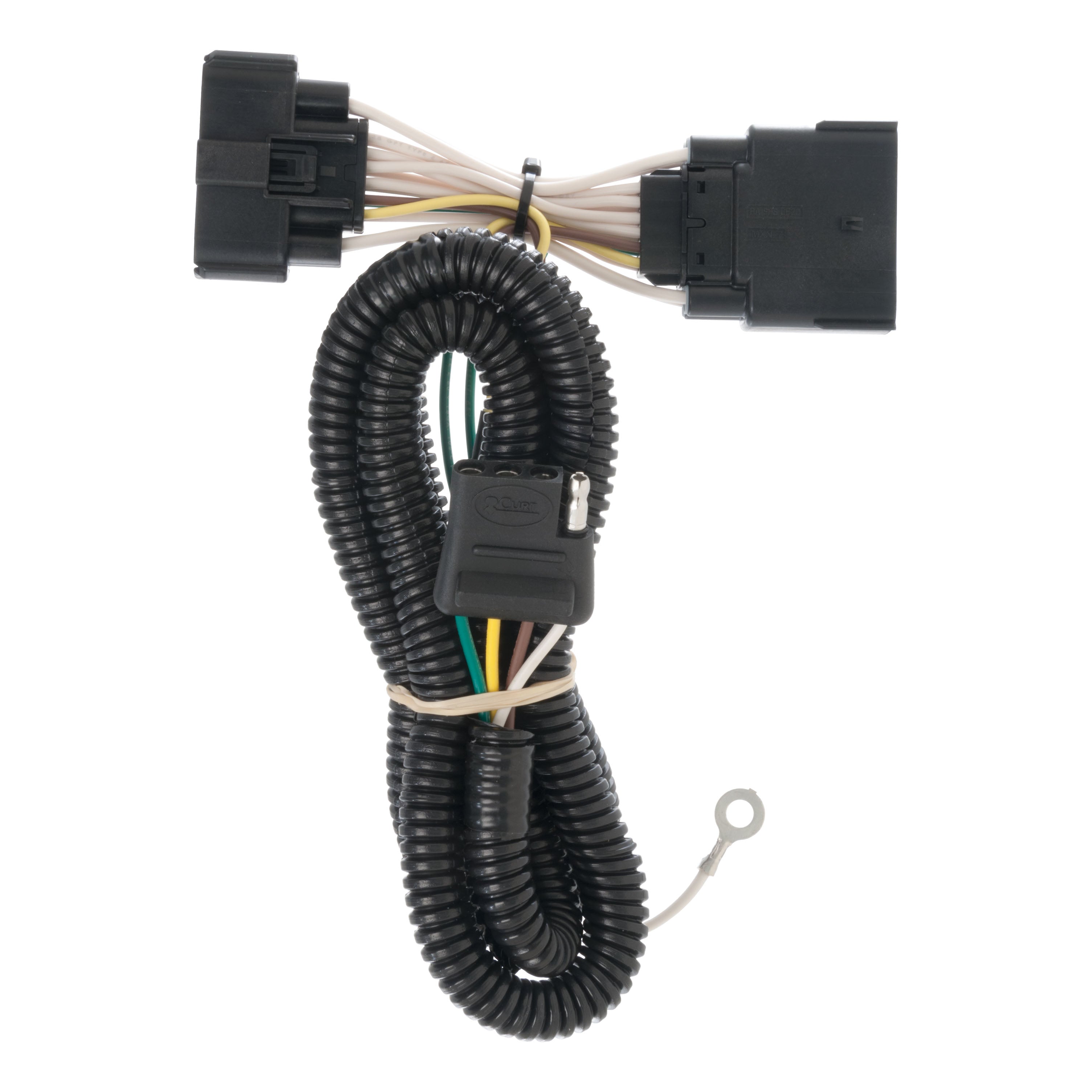 CURT Vehicle-Side Custom 4-Pin Trailer Wiring Harness, Fits Select Ford Explorer Model 56172