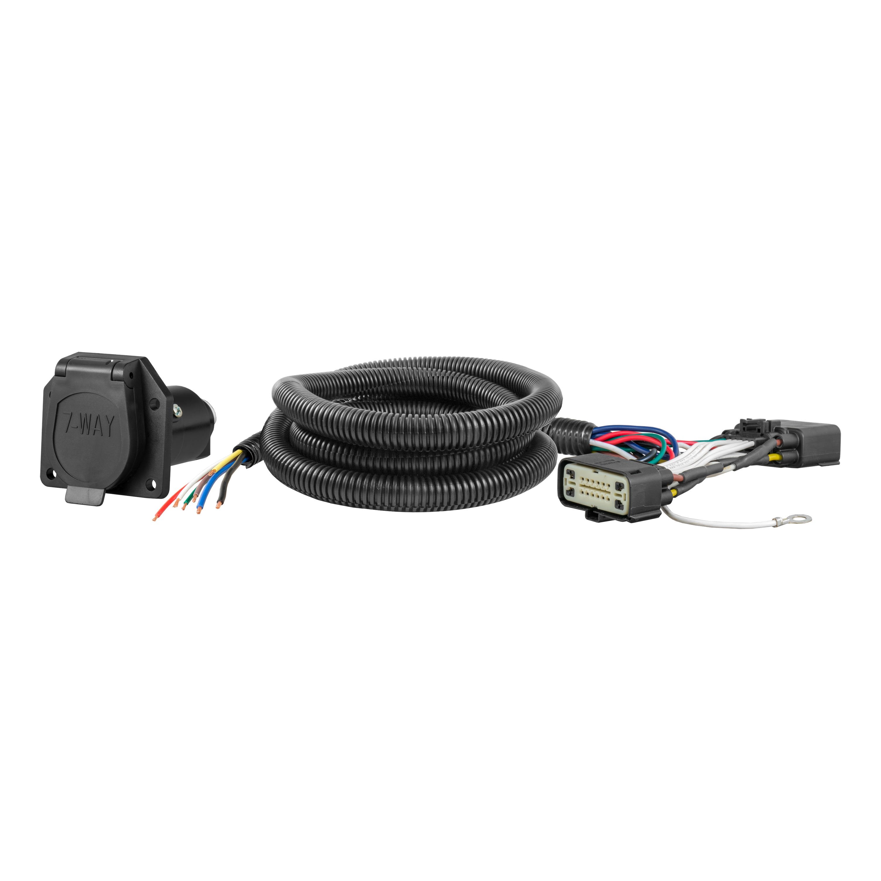 CURT Vehicle-Side Custom RV Blade 7-Pin Trailer Wiring Harness, Fits Select Ford Explorer, Police Interceptor Utility Model 56306
