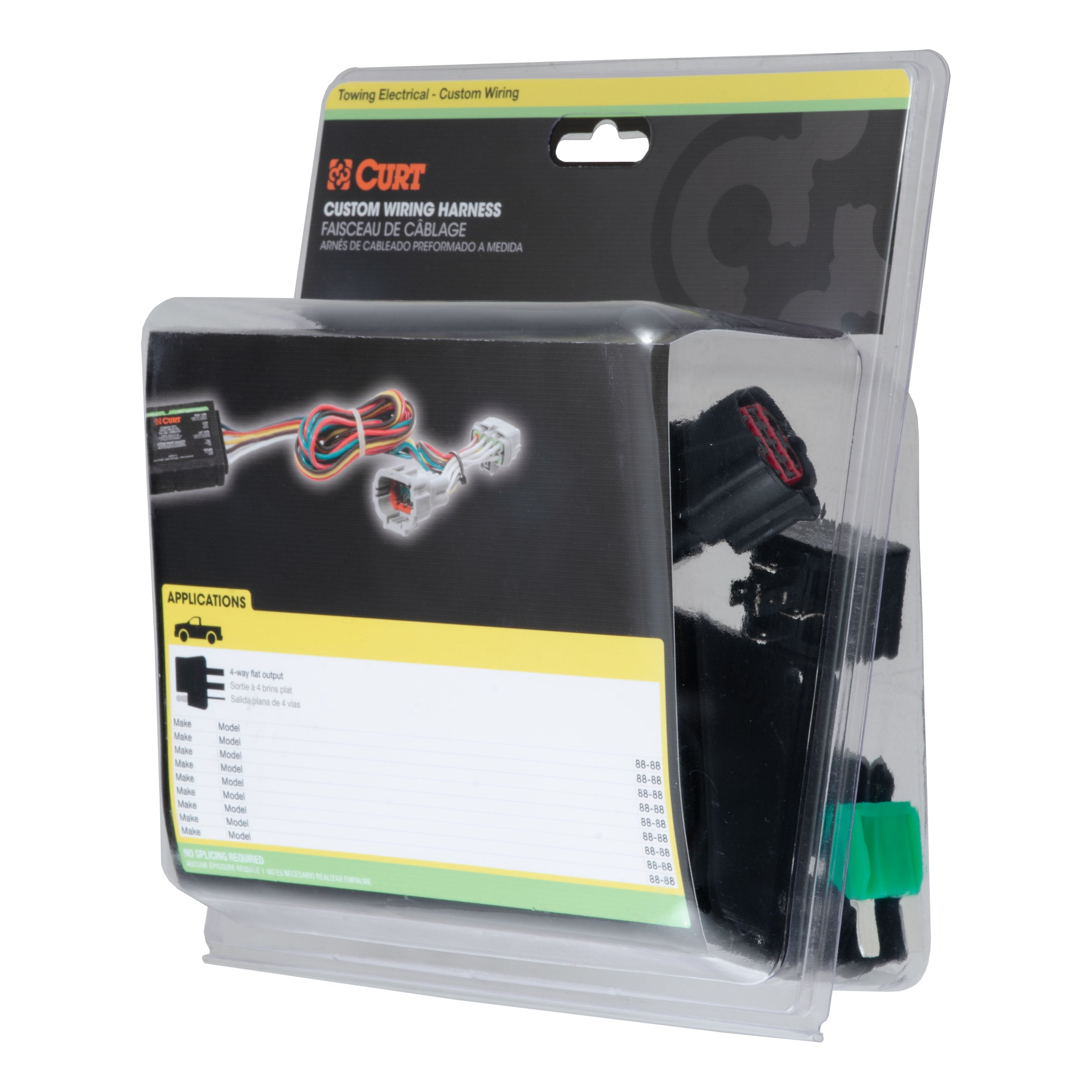 CURT Vehicle-Side Custom RV Blade 7-Pin Trailer Wiring Harness, Fits Select Ford Ranger Model 56431