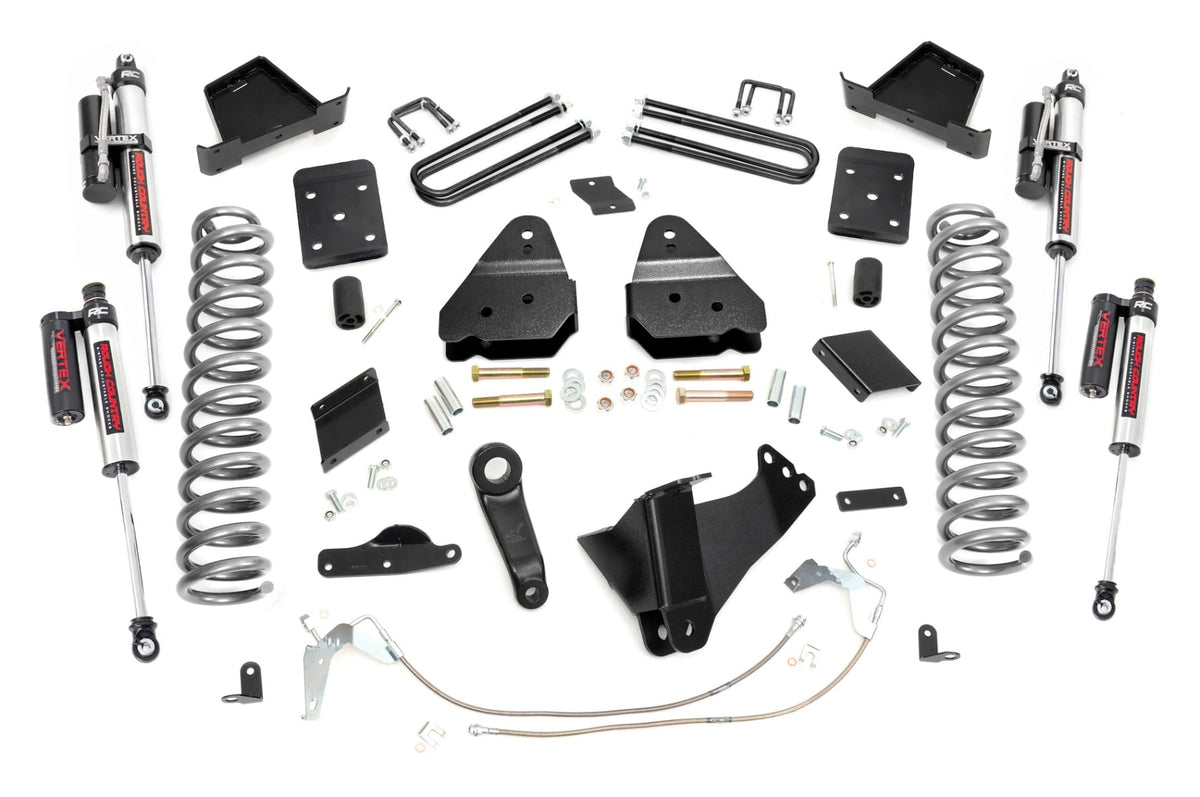 6 Inch Lift Kit Diesel OVLD Vertex Ford F-250 Super Duty 4WD (11-14) Rough Country