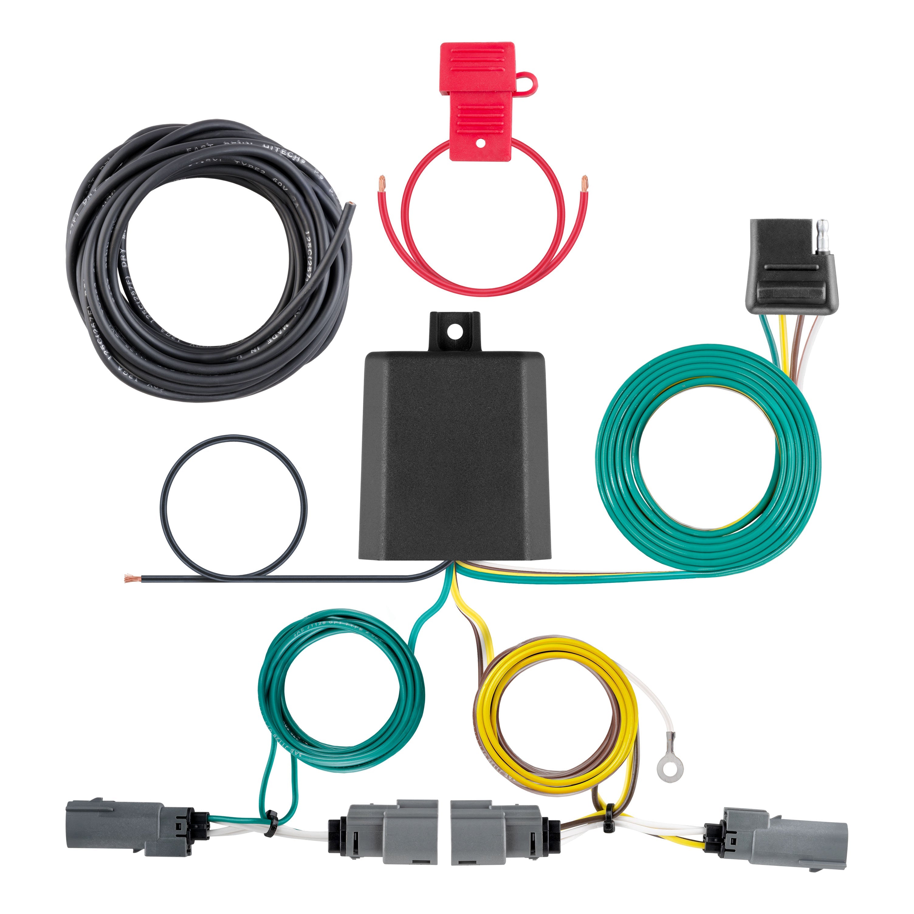 CURT Vehicle-Side Custom 4-Pin Trailer Wiring Harness, Fits Select Ford F-150 Model 56465