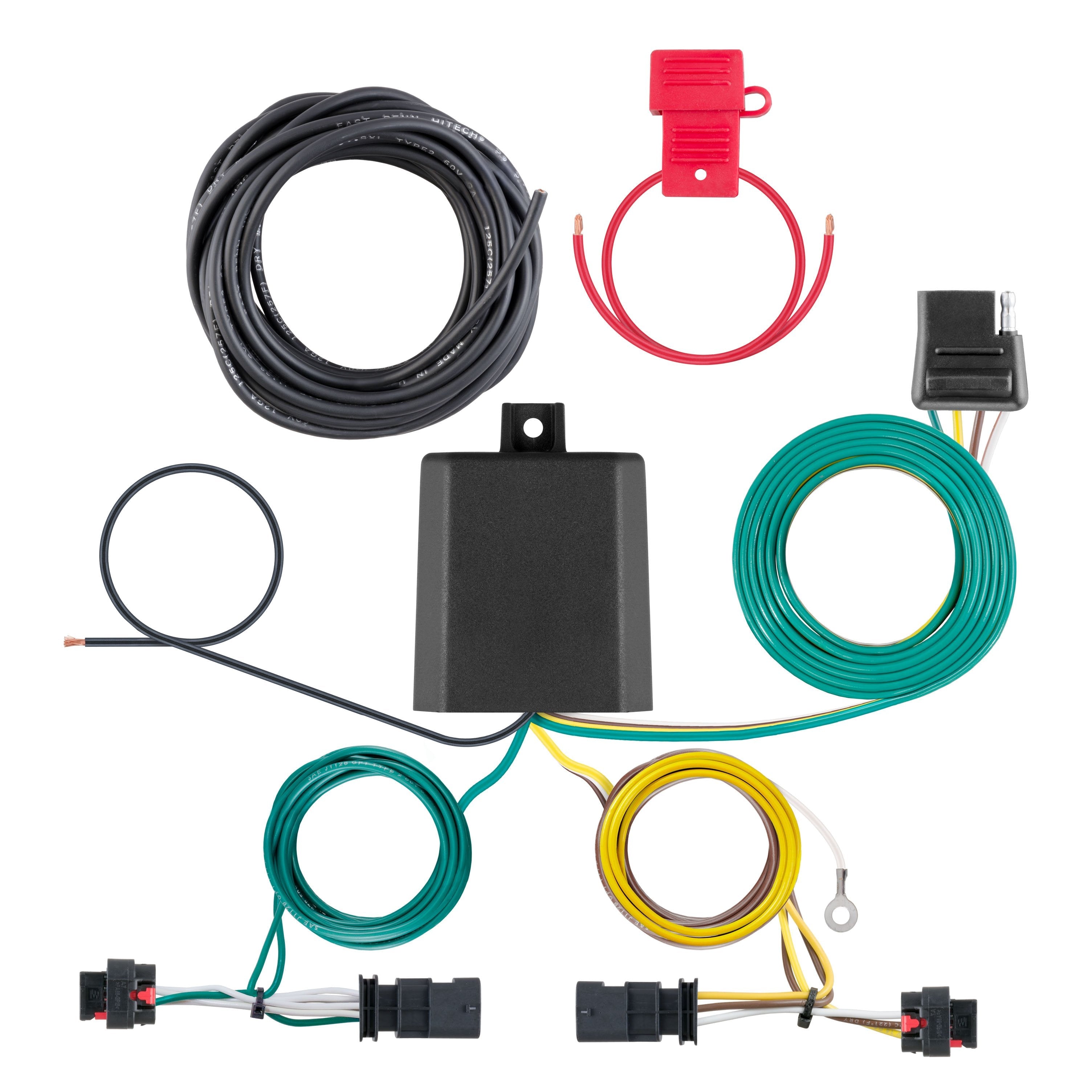 CURT Vehicle-Side Custom 4-Pin Trailer Wiring Harness, Fits Select Jeep Compass Model 56472