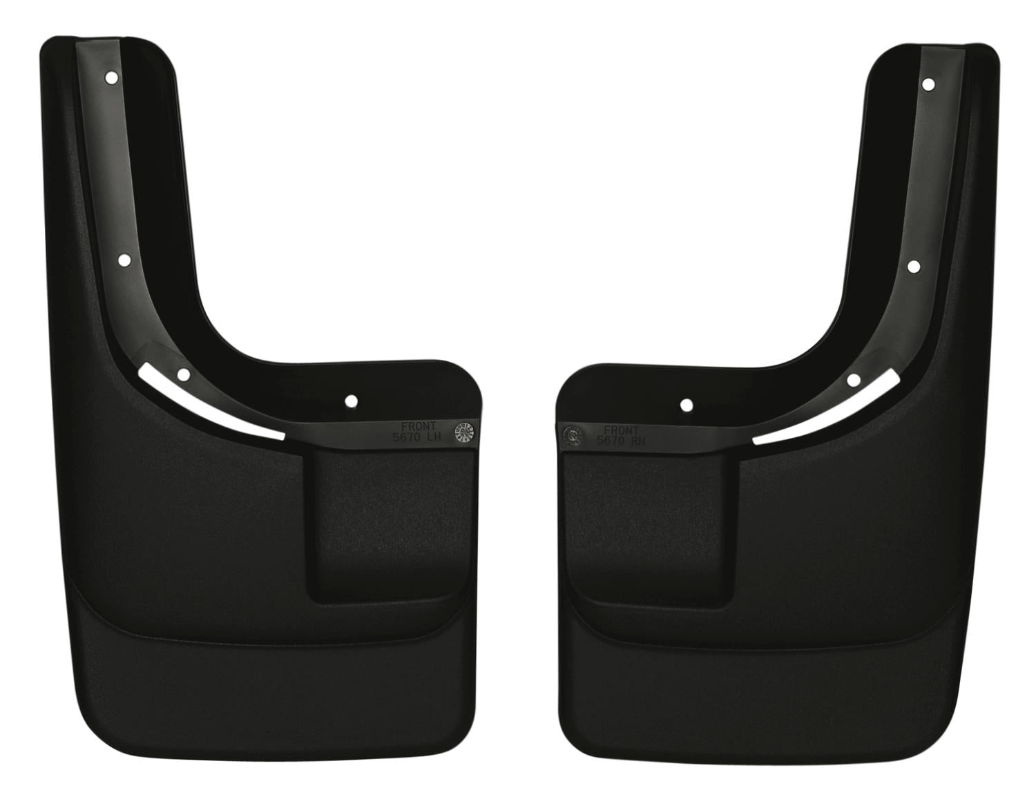 Custom Mud Guards Front Mud Guards For 2004-2012 Colorado/Canyon Fits models without fender flares Husky Liners