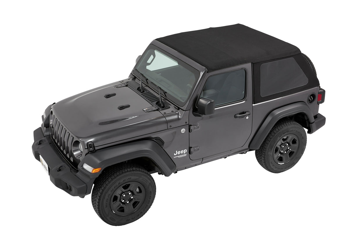 Trektop Jeep '18-26 Wrangler JL 2-Door Premium Black Twill Bestop
