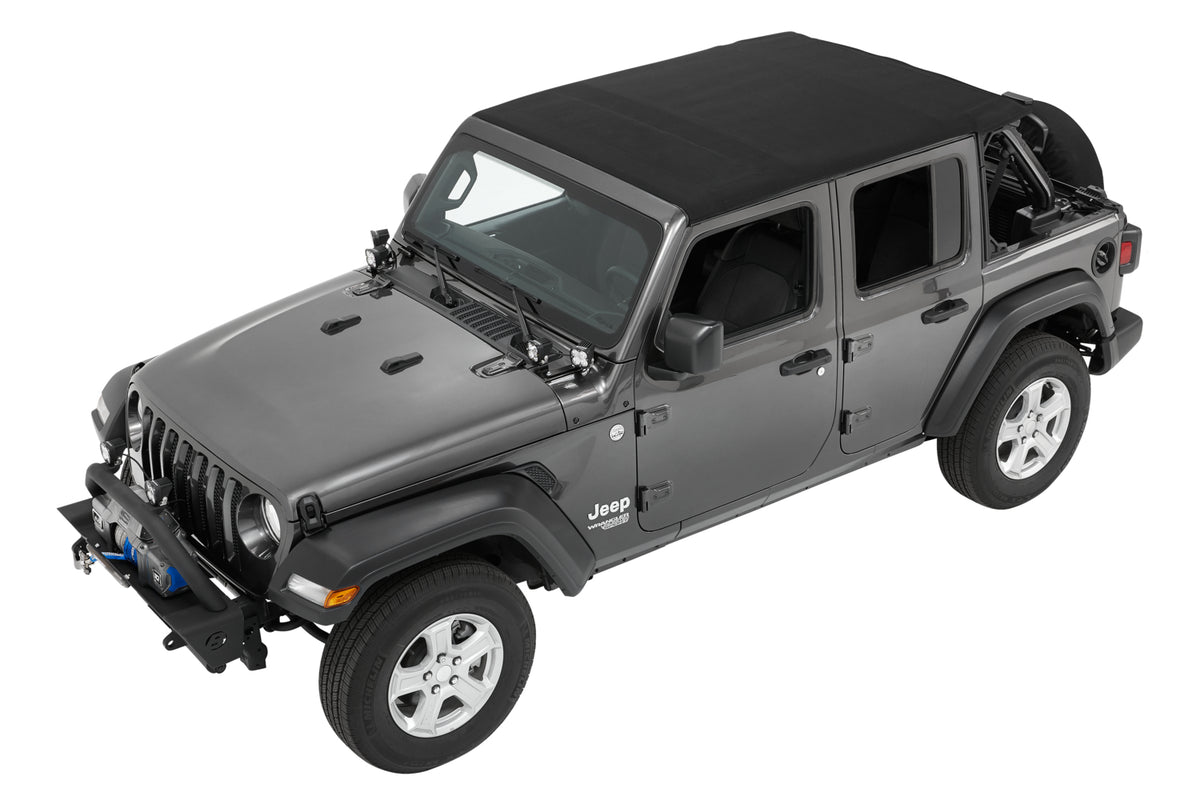 Trektop Jeep '18-26 Wrangler JL 4-Door Premium Black Twill Bestop