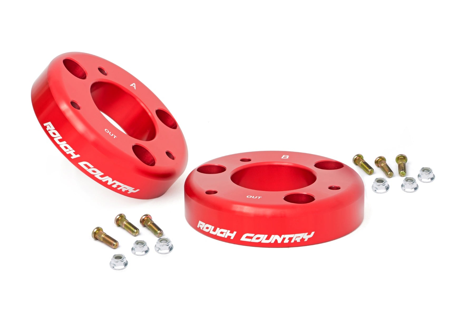 2 Inch Leveling Kit Red Ford F-150 2WD/4WD (2009-2013) Rough Country