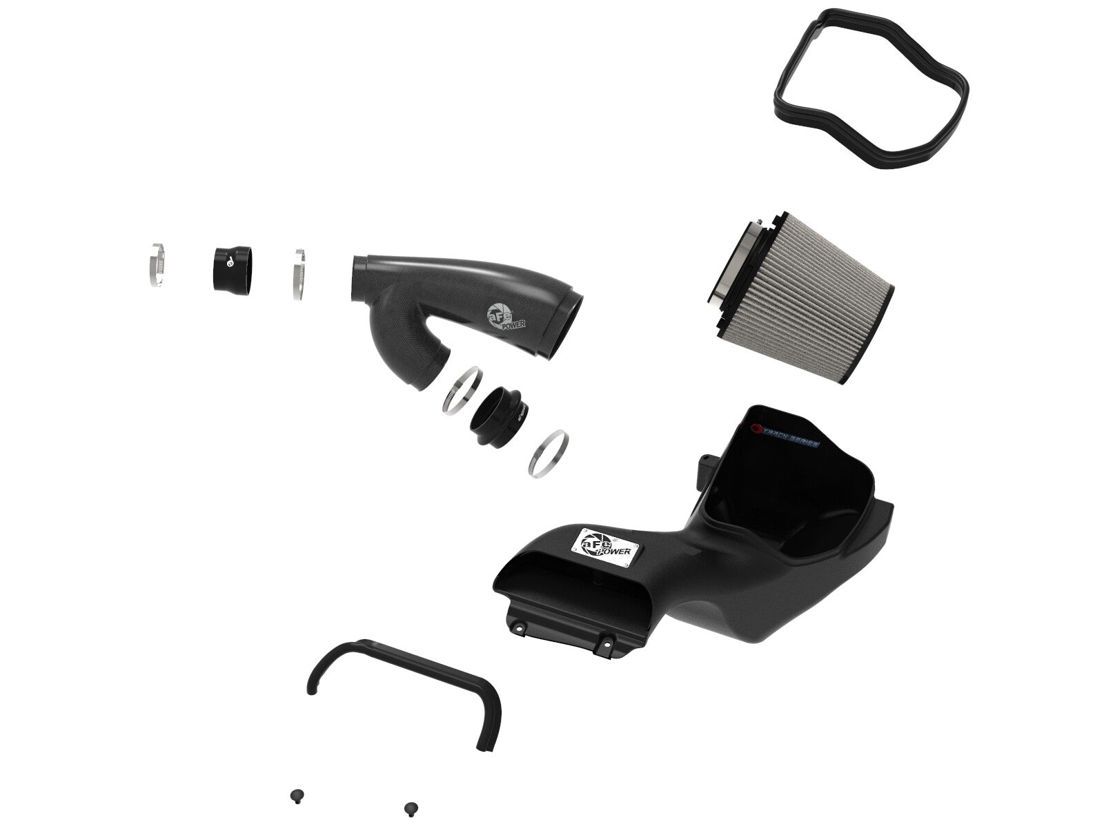 Track Series Carbon Fiber Intake System w/ Pro Dry S Filter Ford F-150 Raptor 17-20 V6-3.5L (tt) aFe Power