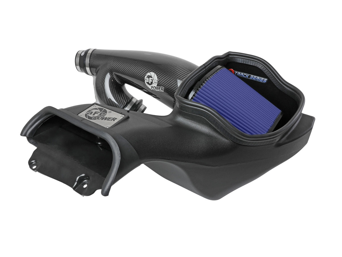 Track Series Carbon Fiber Intake System w/ Pro 5R Filter Ford F-150 Raptor 17-20 V6-3.5L (tt) aFe Power