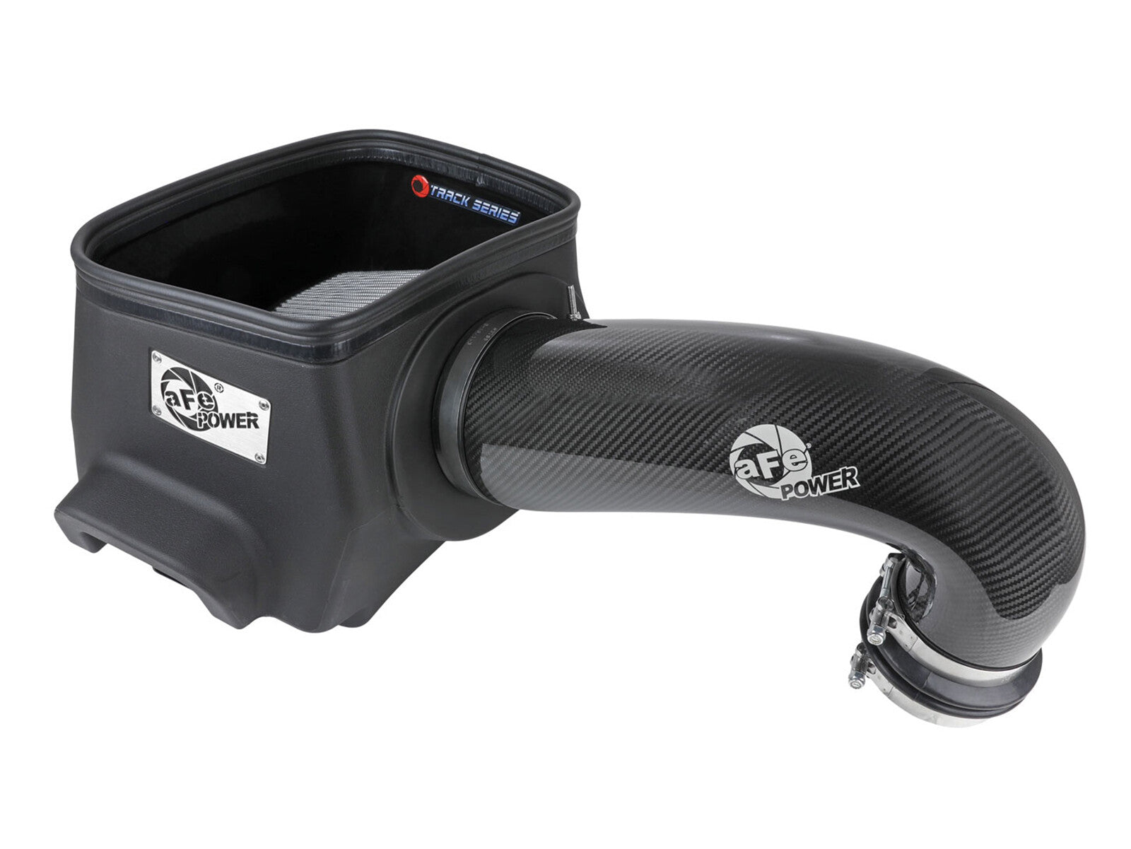 Track Series Carbon Fiber Intake System w/ Pro Dry S Filter Ram 1500 (Dt) 19-26 V8-5.7L Hemi aFe Power
