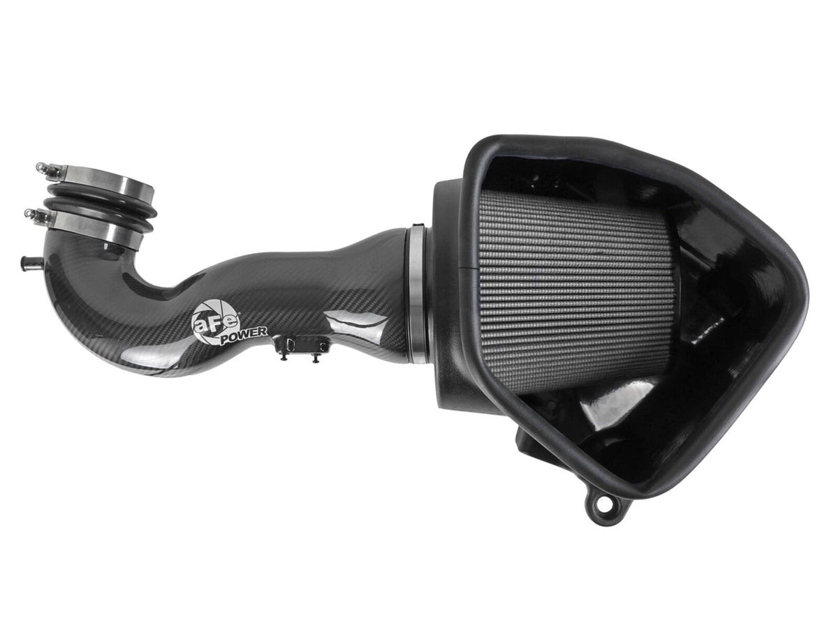 Track Series Carbon Fiber Intake System w/ Pro Dry S Filter GM Trucks/SUVs 19-26 V8-5.3/6.2L aFe Power