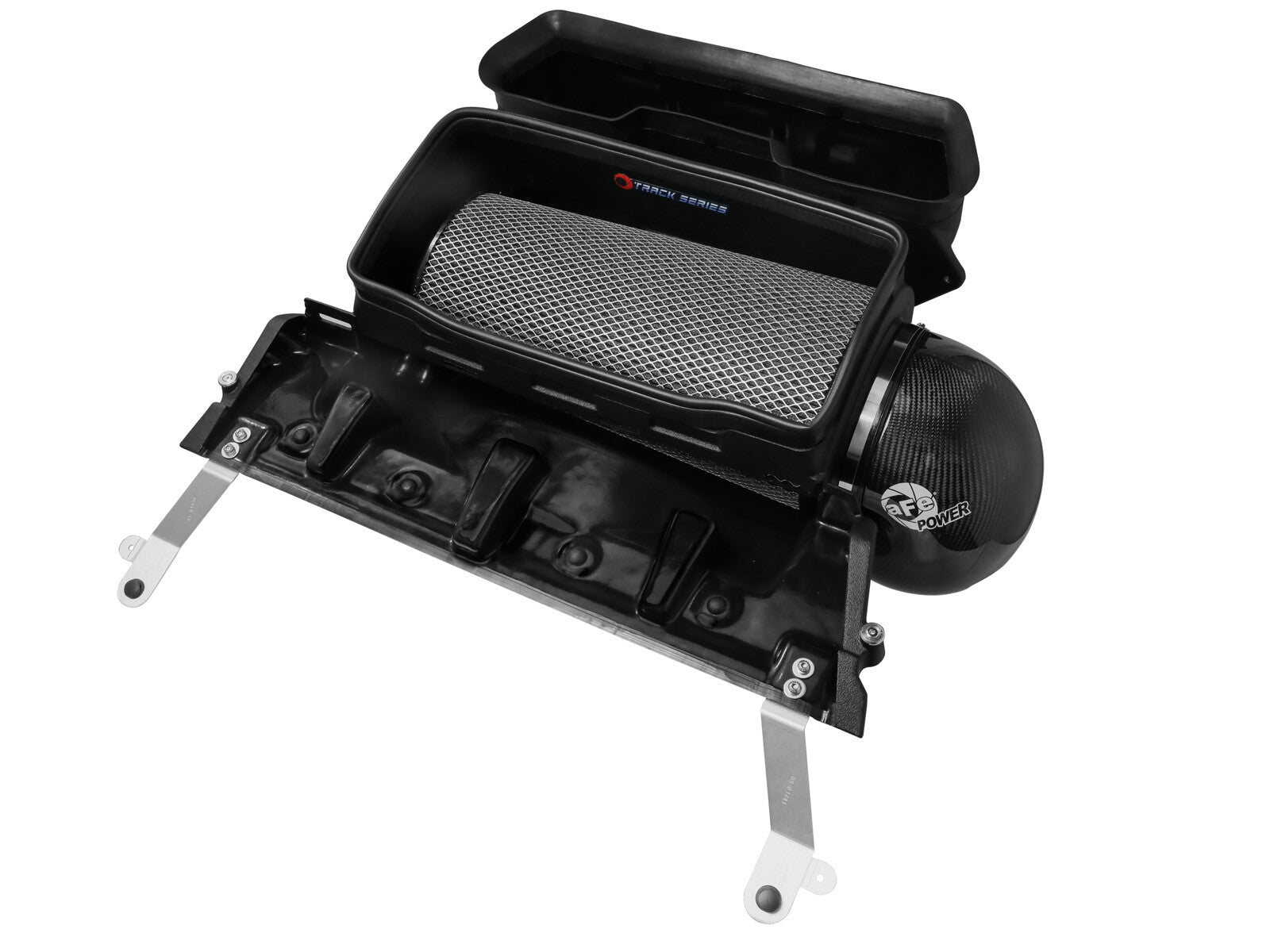 Track Series Carbon Fiber Intake System w/ Pro 5R Filter Black Ram 1500 Trx 21-24 V8-6.2L (sc) aFe Power