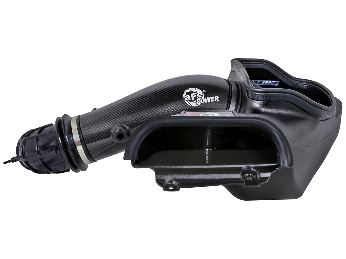 Track Series Carbon Fiber Intake System w/ Pro 5R Filter Black Ford F-150 Raptor R 23-26 V8-5.2L (sc) aFe Power