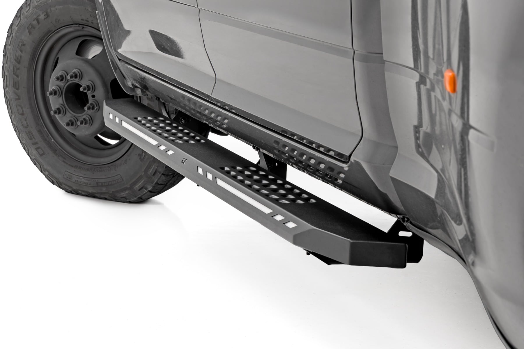 AC2 Running Boards Amber/White Crew Cab Ram 1500/2500/3500 2WD/4WD (2010-2025 & Classic) Rough Country